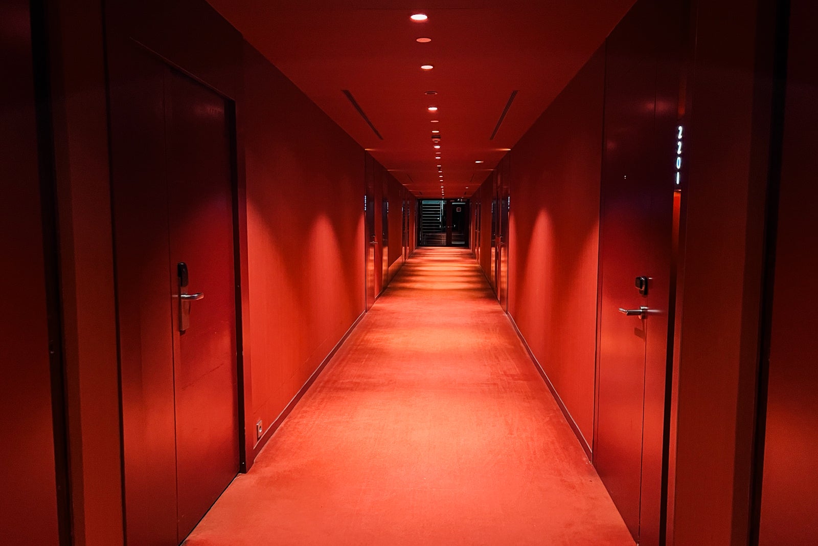 W Barcelona hallway