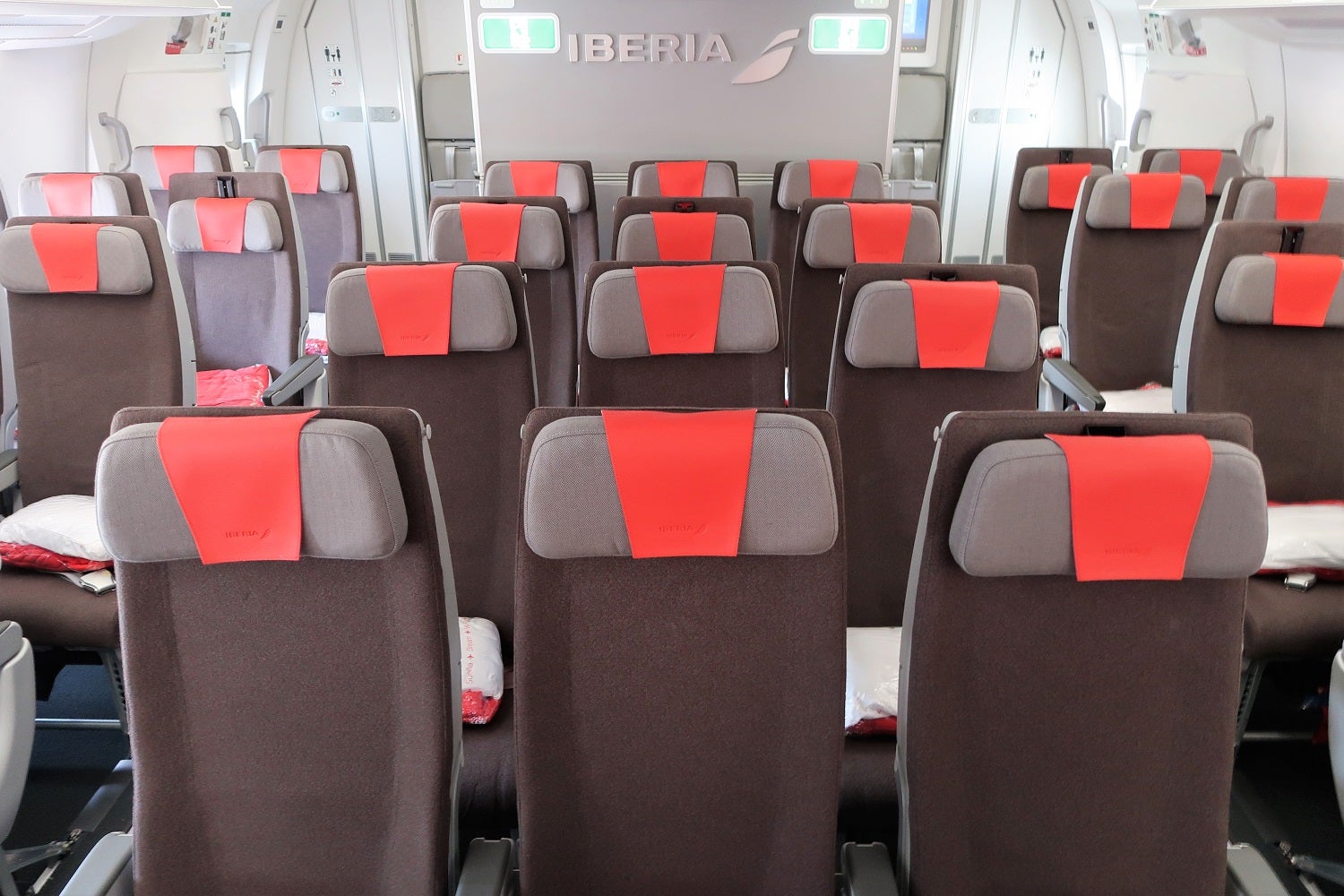 Inside Iberia airplane