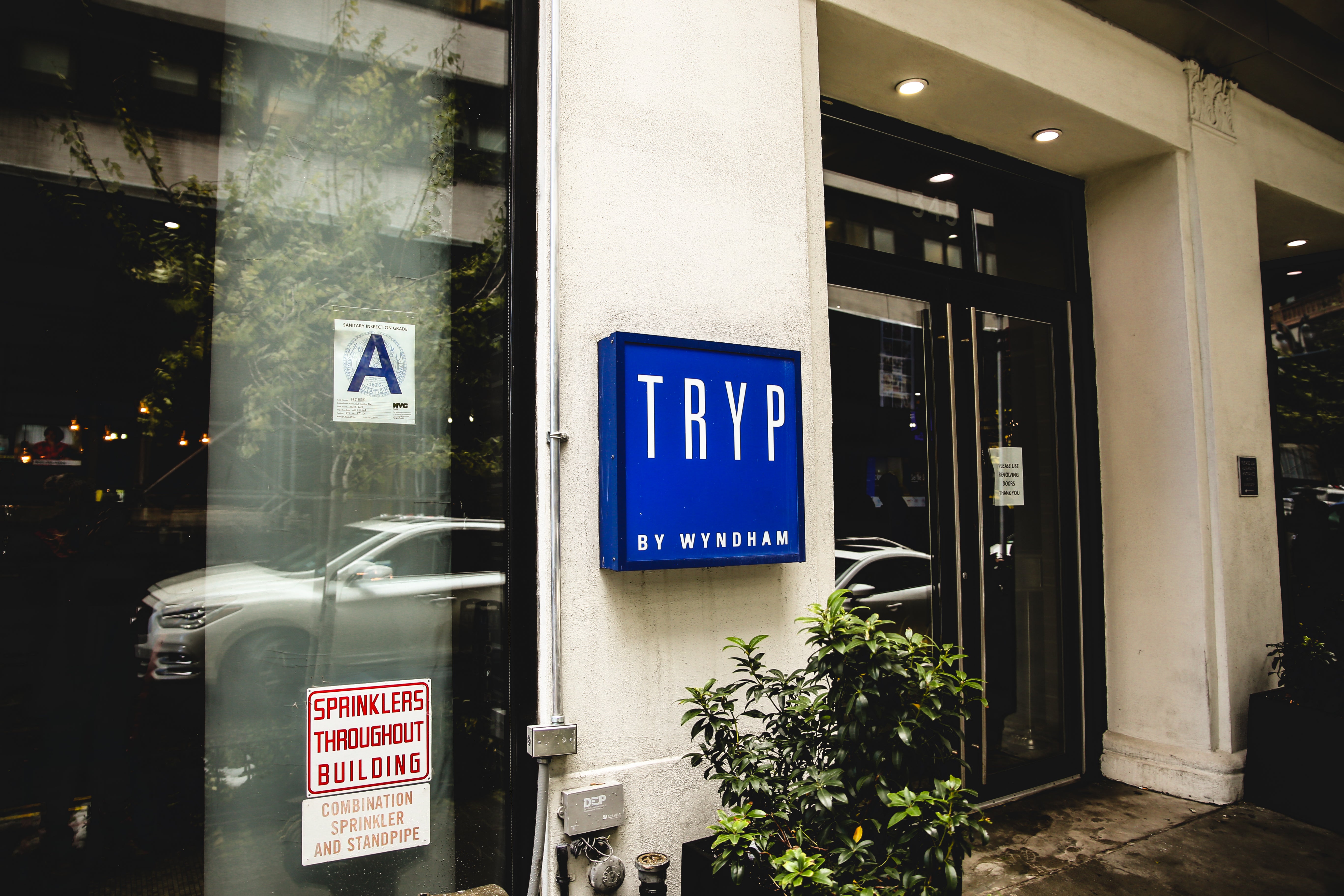 TRYP by Wyndham sign in New York City