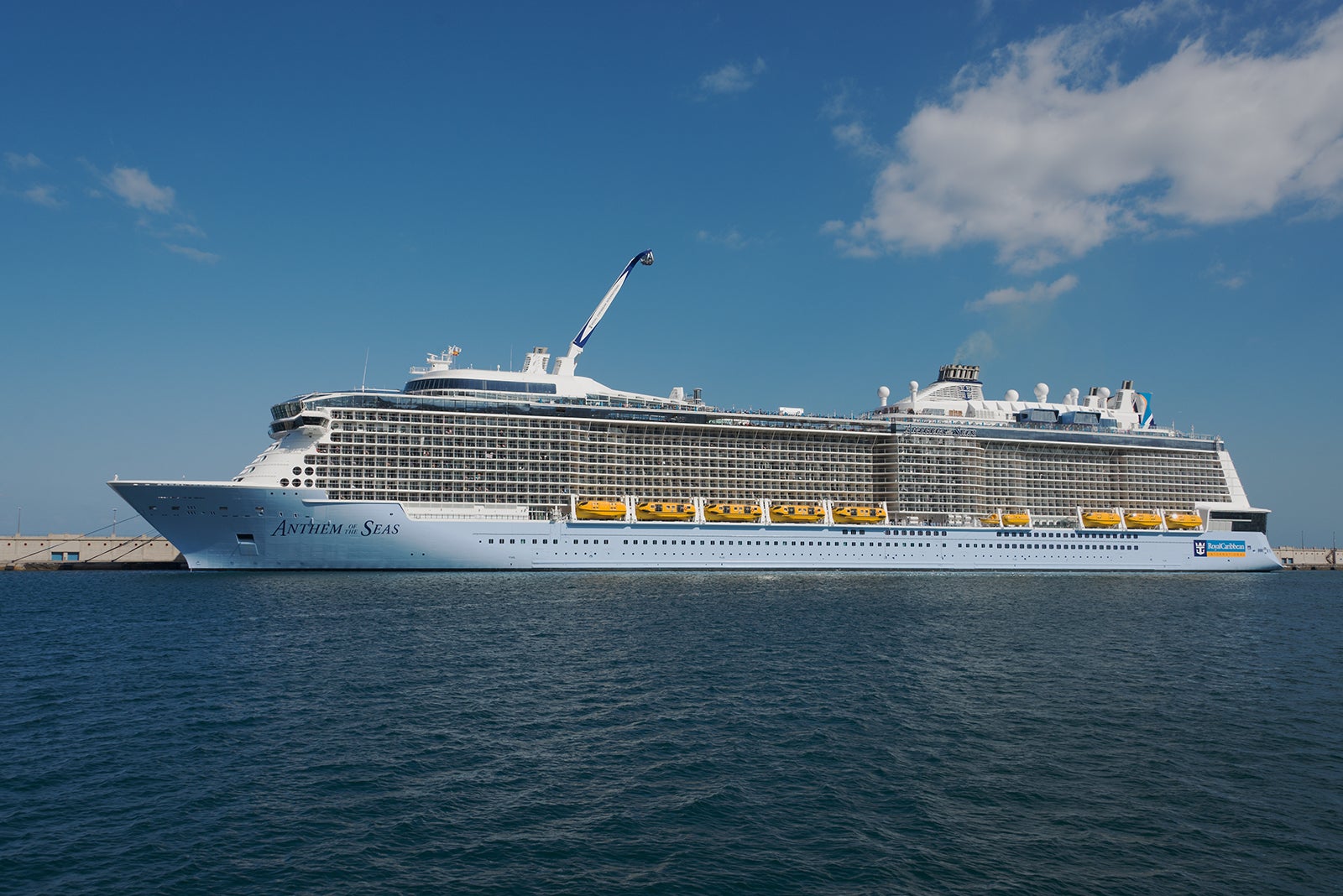 Royal Caribbean's Anthem of the Sea cruise ship. 