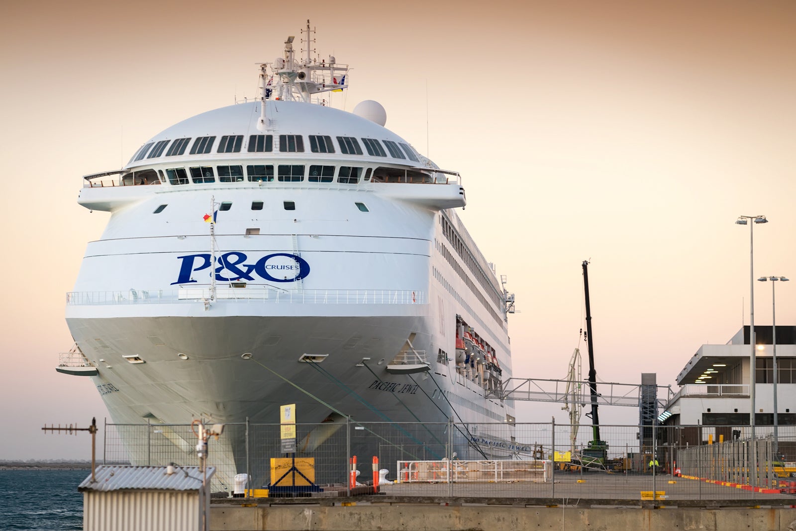 P&O Cruises’ Pacific Jewel. 