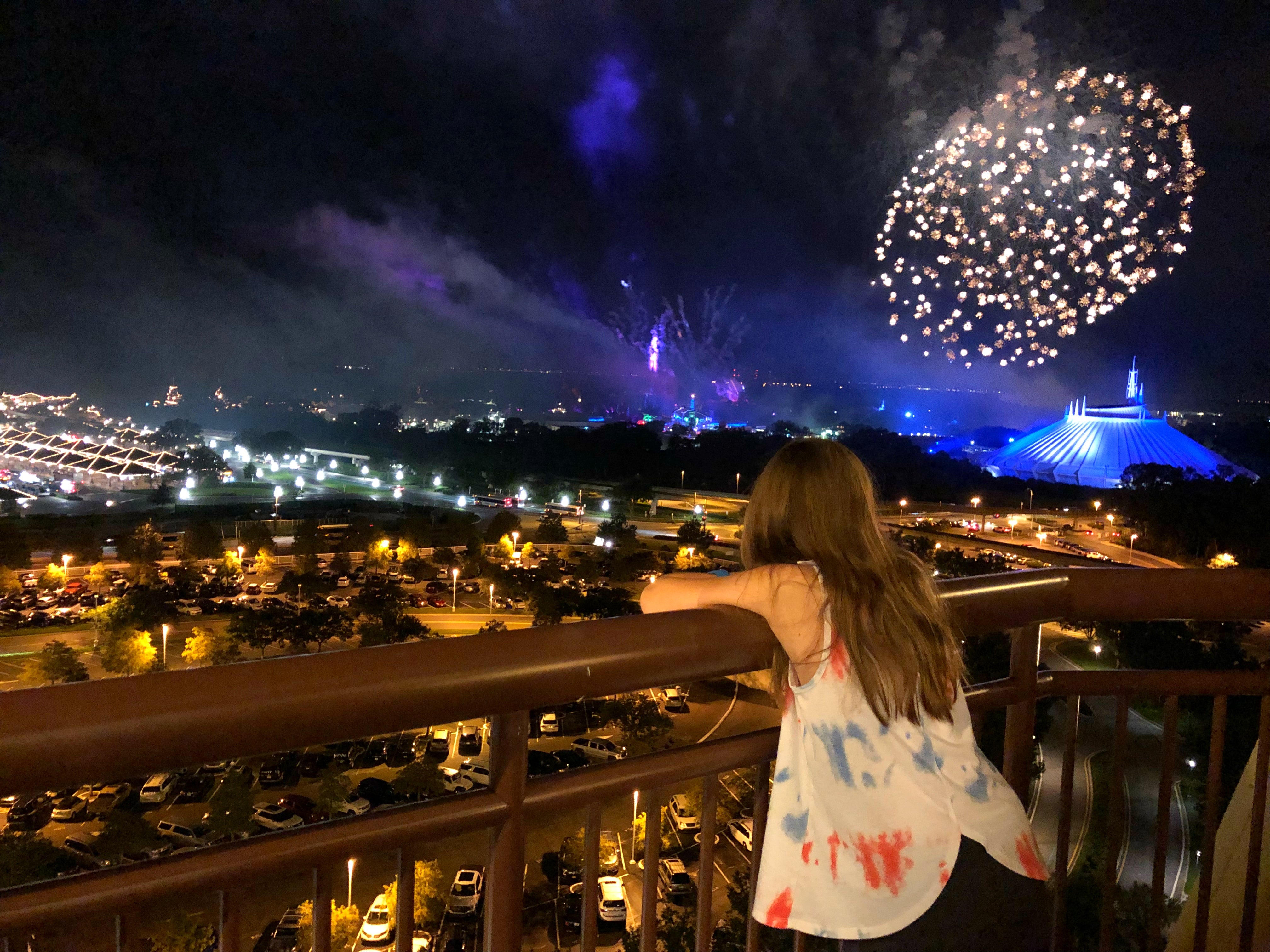 Magic Kingdom view from Disney's Contemporary Resort