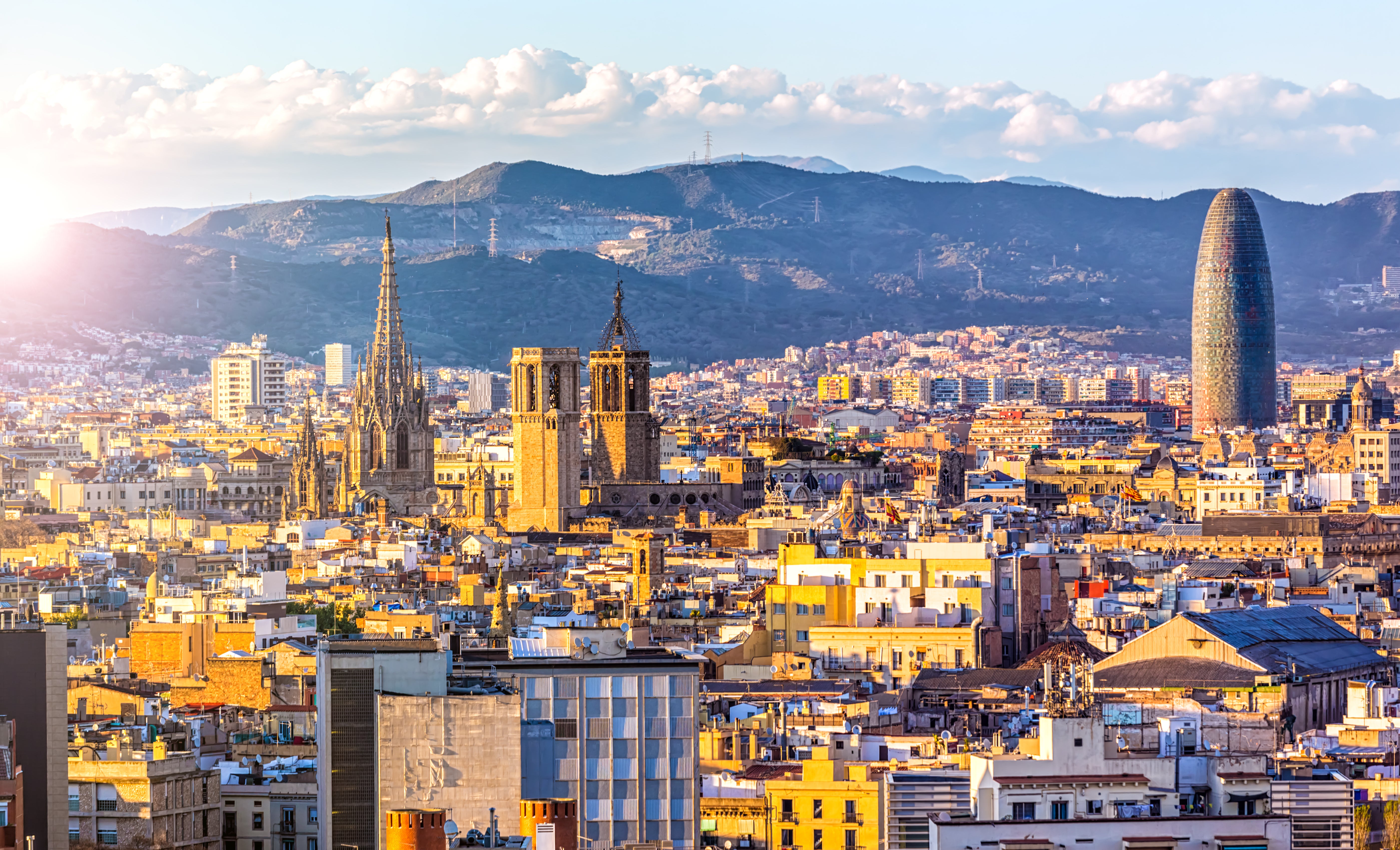 Barcelona skyline