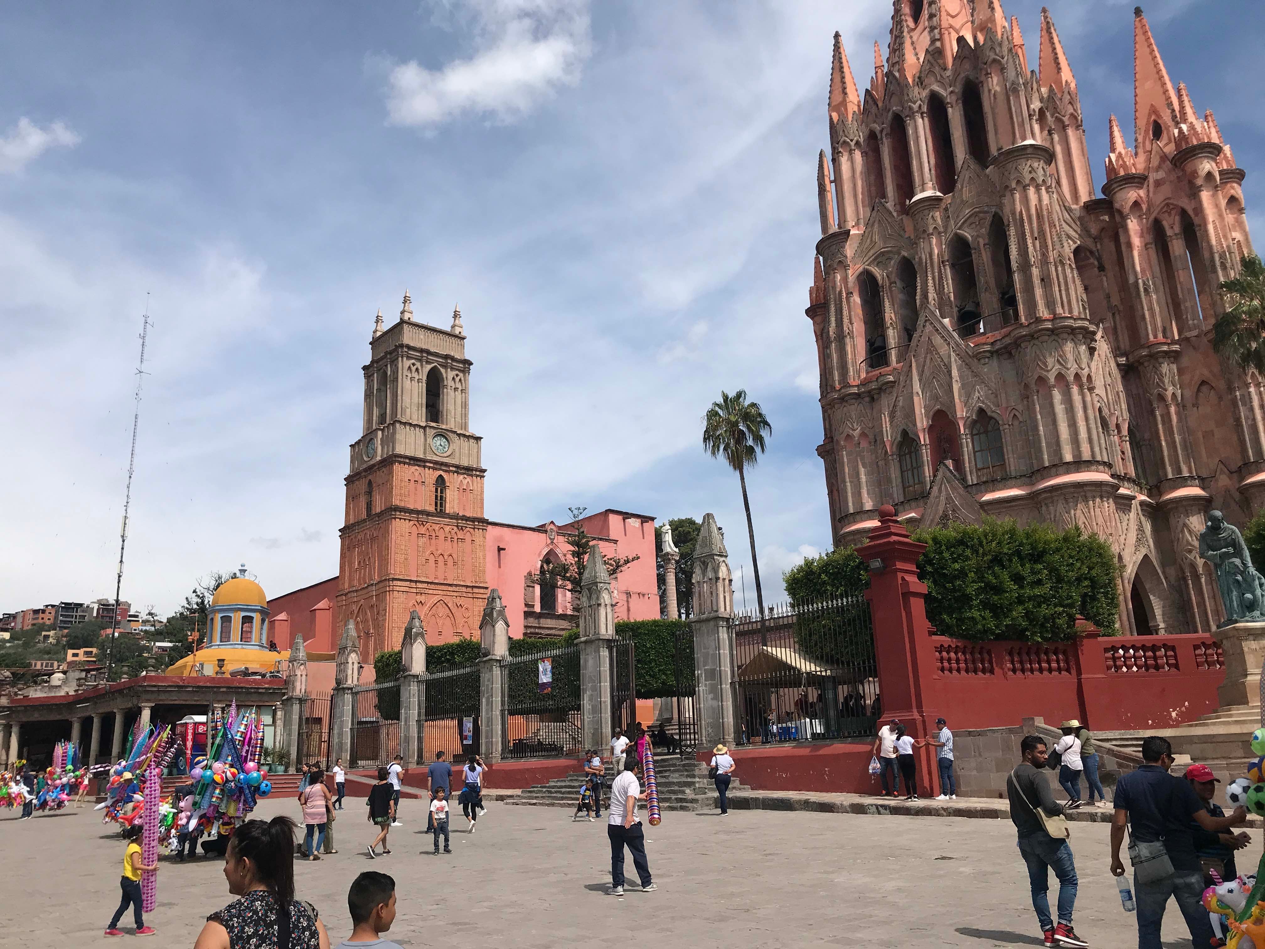 The main square in San Miguel de Allende