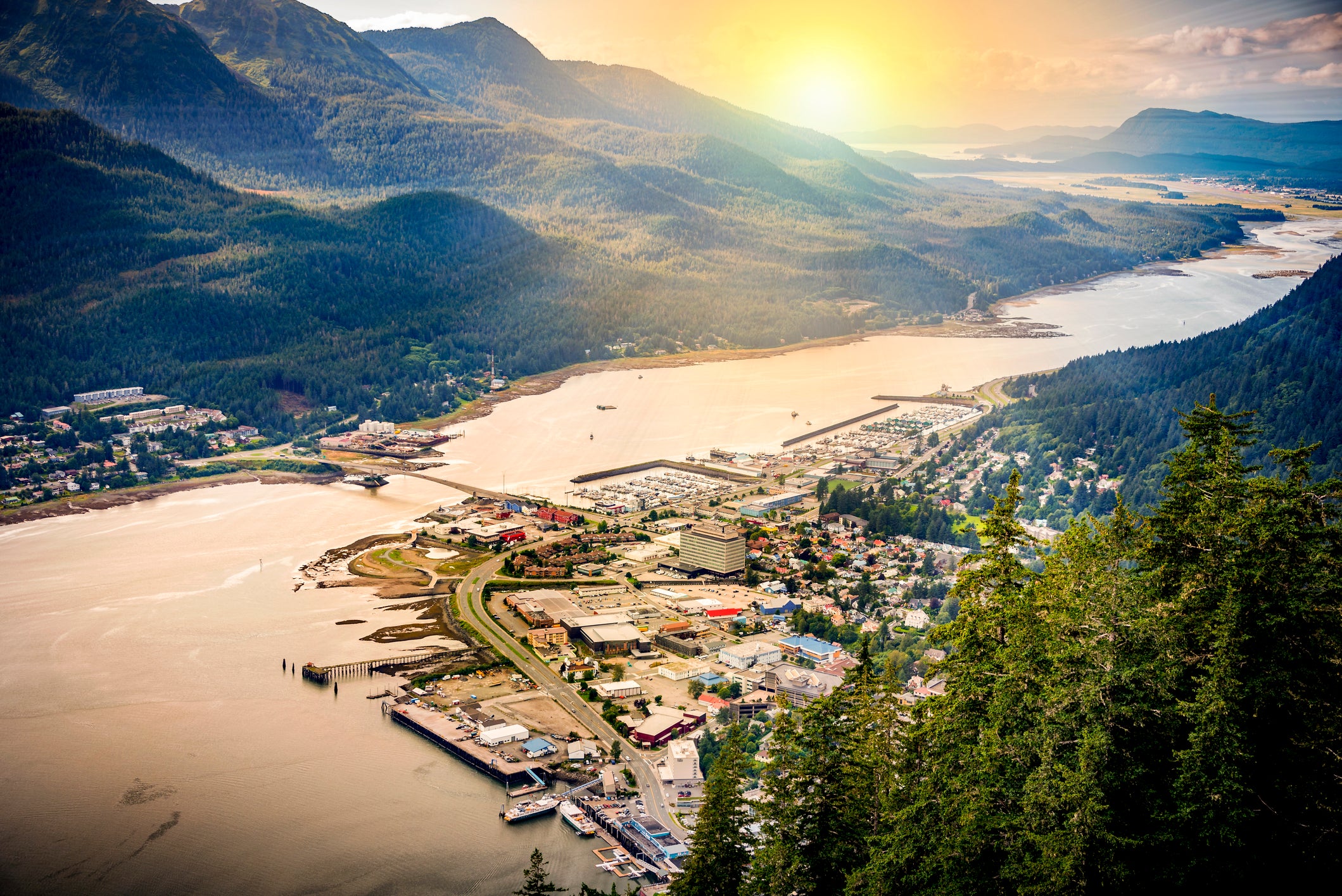 Juneau, Alaska aerial