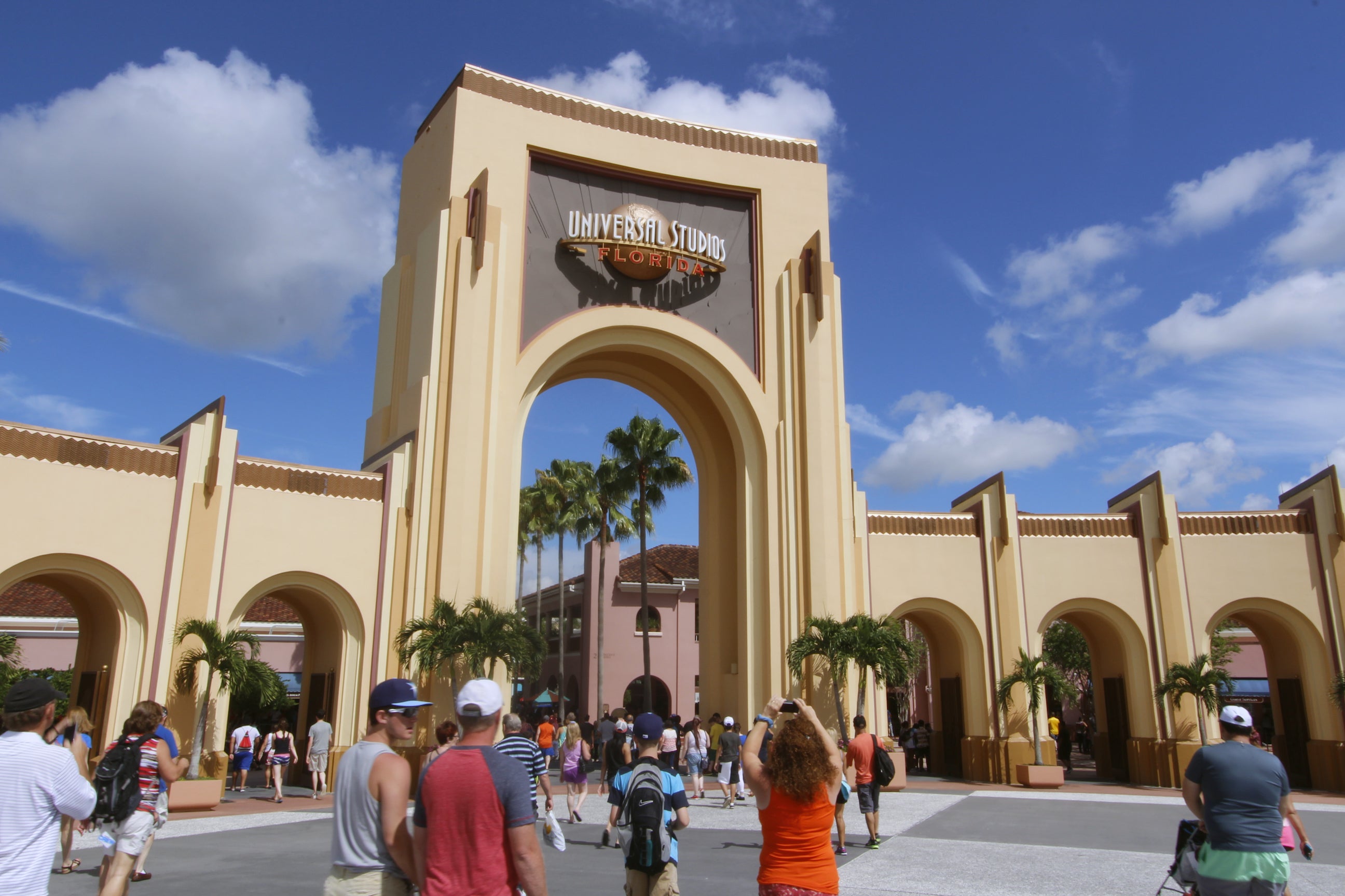 The entrance of Universal Studios Florida