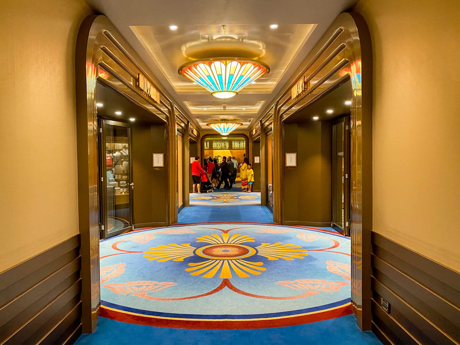 Disney Wonder hallway