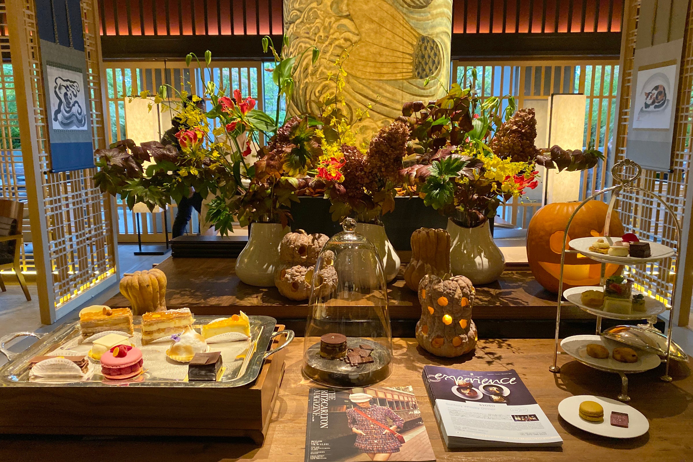 Afternoon tea at Ritz-Carlton, Kyoto