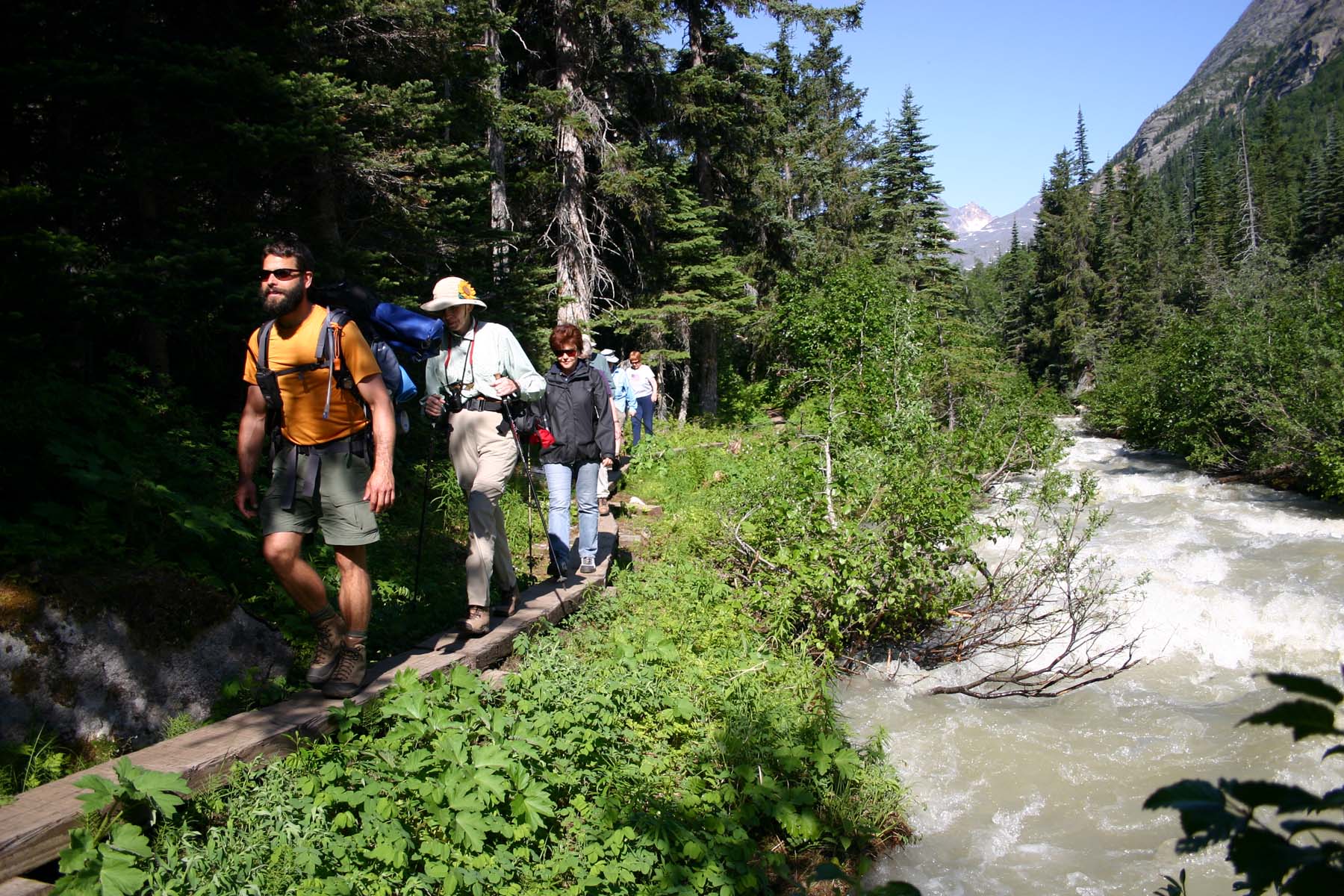 Heli-hiking near Skagway