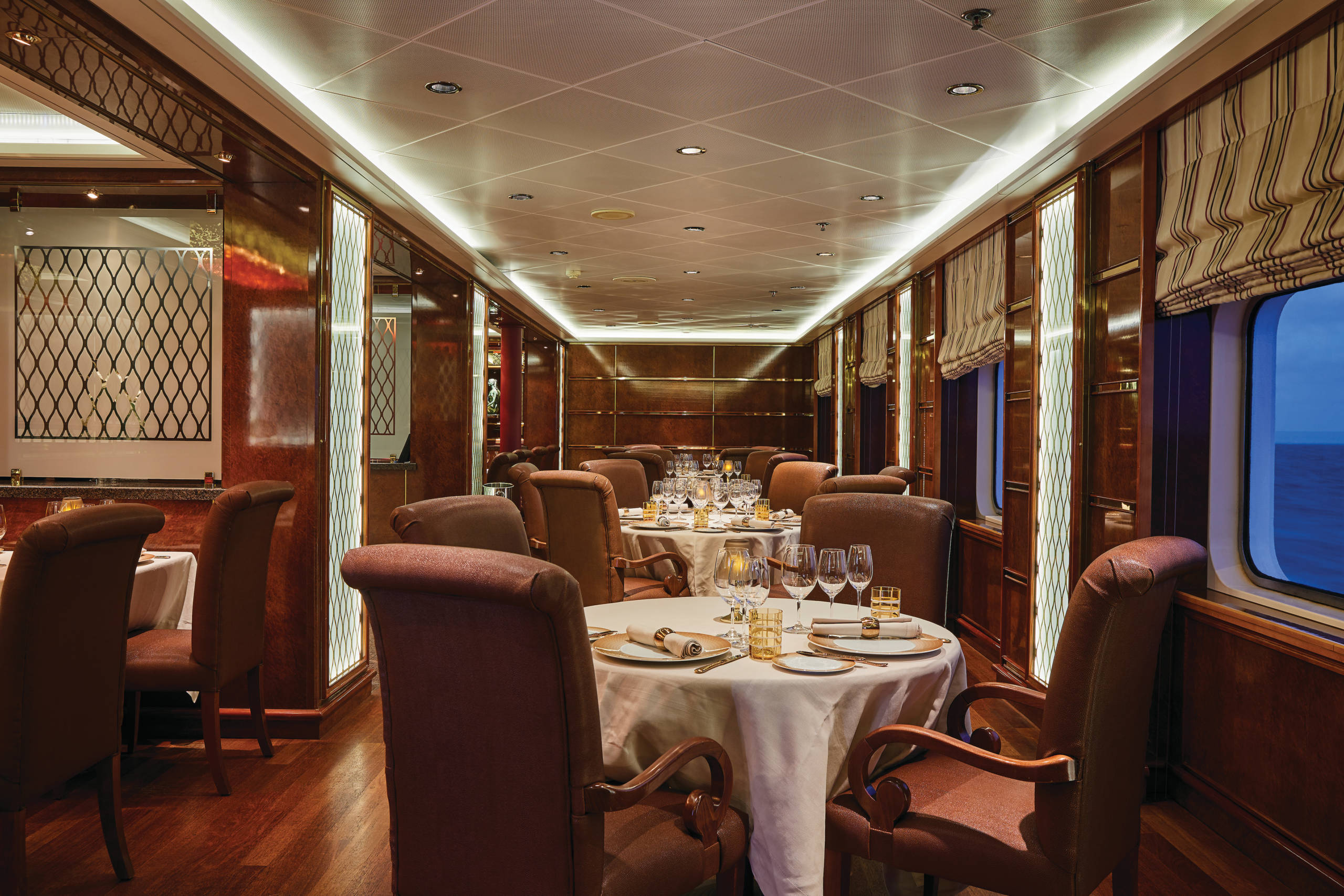 La Dame serves high-end French cuisine. (Photo courtesy of Silversea).