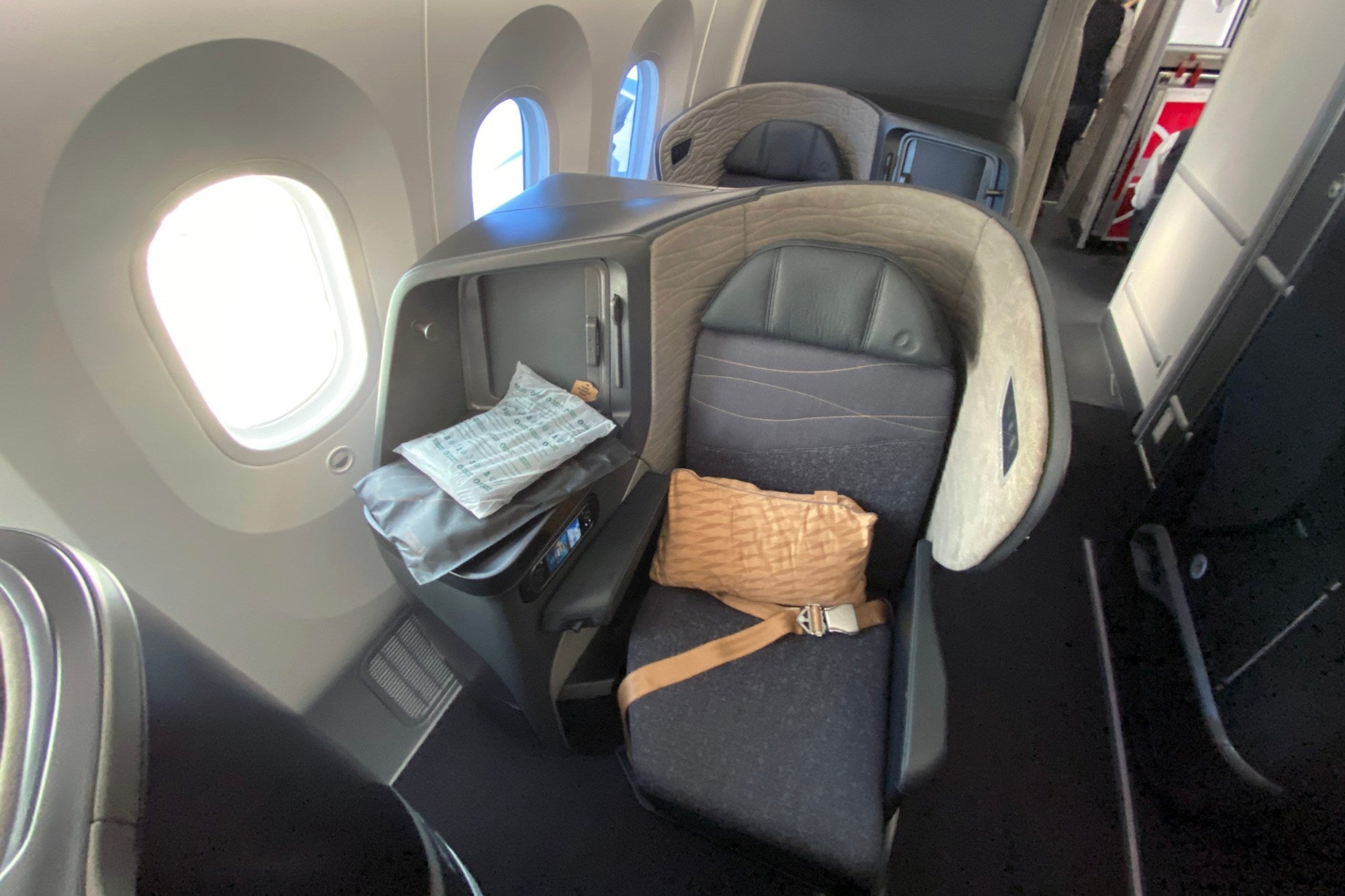 Business class on board Turkish Airlines' new Boeing 787-9