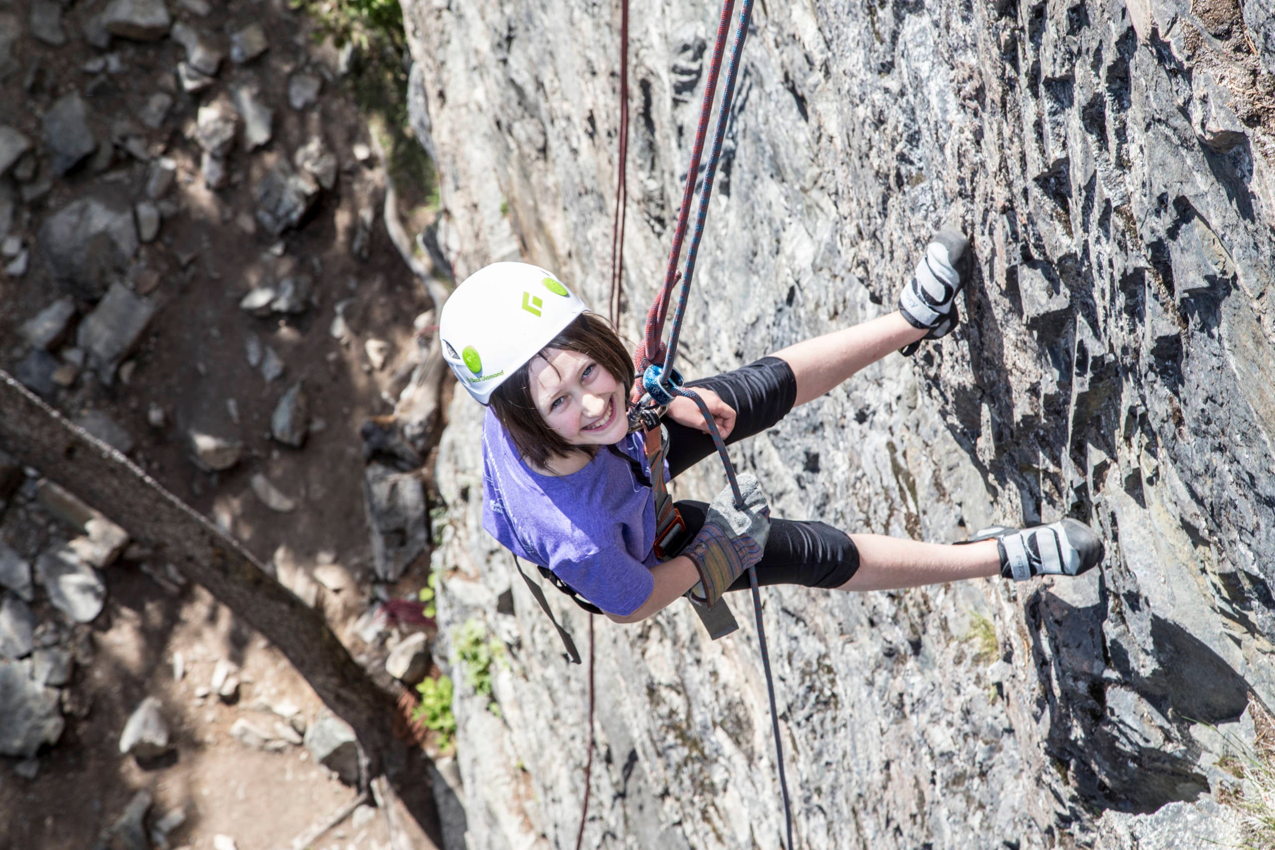 Rock climbing in Skagway 