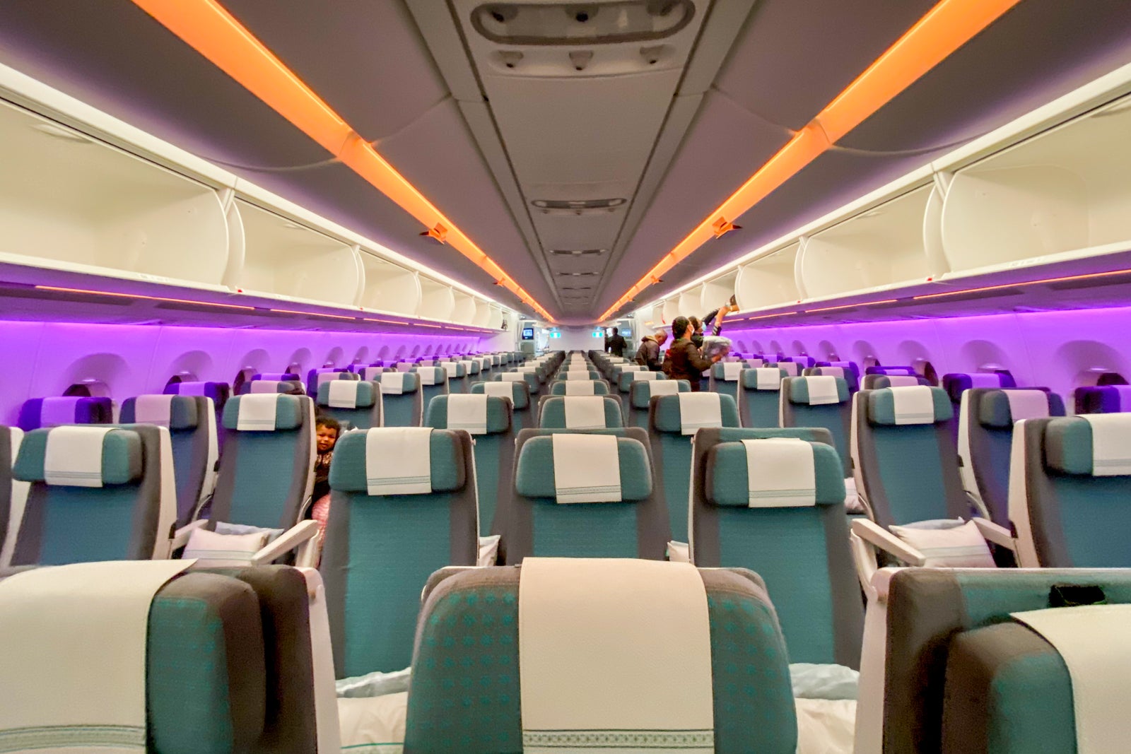 Fiji Airways economy cabin