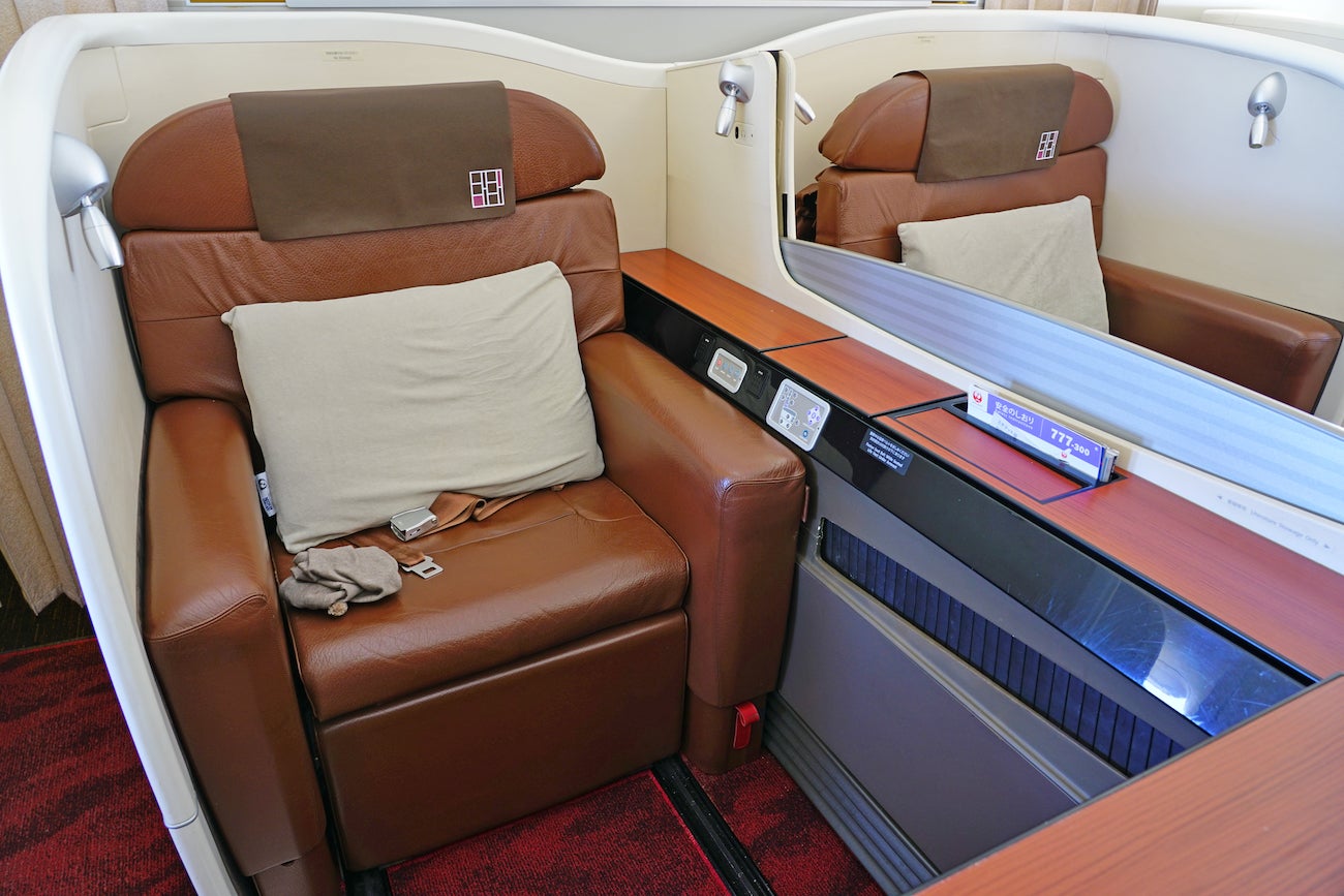 Japan Airlines First Class Seat