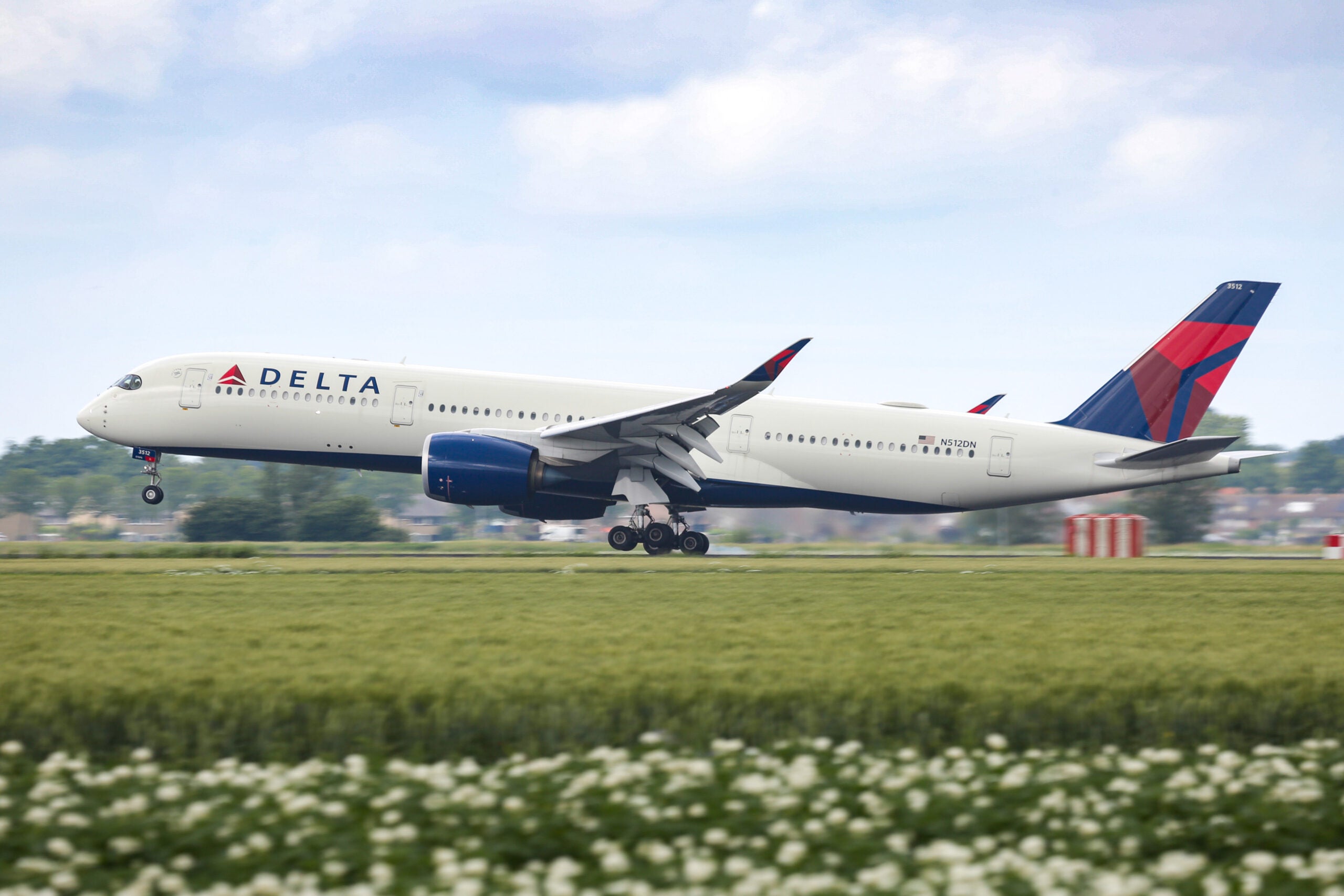 Delta plane takes off