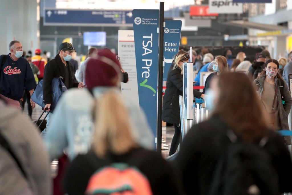TSA PreCheck security checkpoint in Chicago