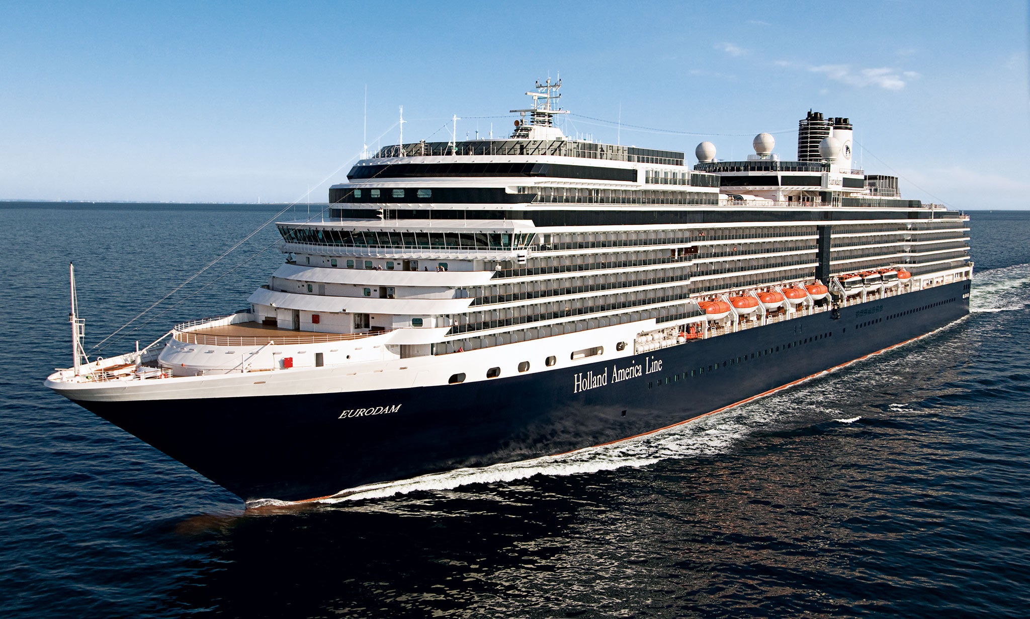 The Holland America cruise ship Eurodam