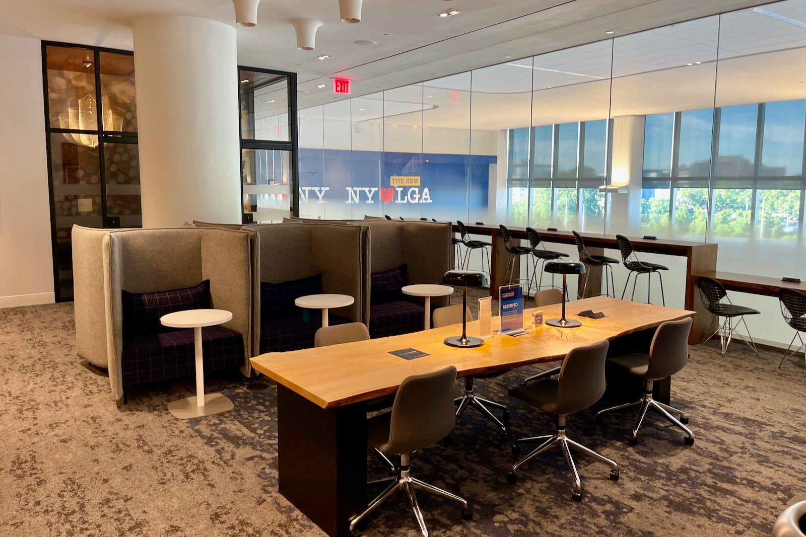 American Express Amex Centurion Lounge LGA