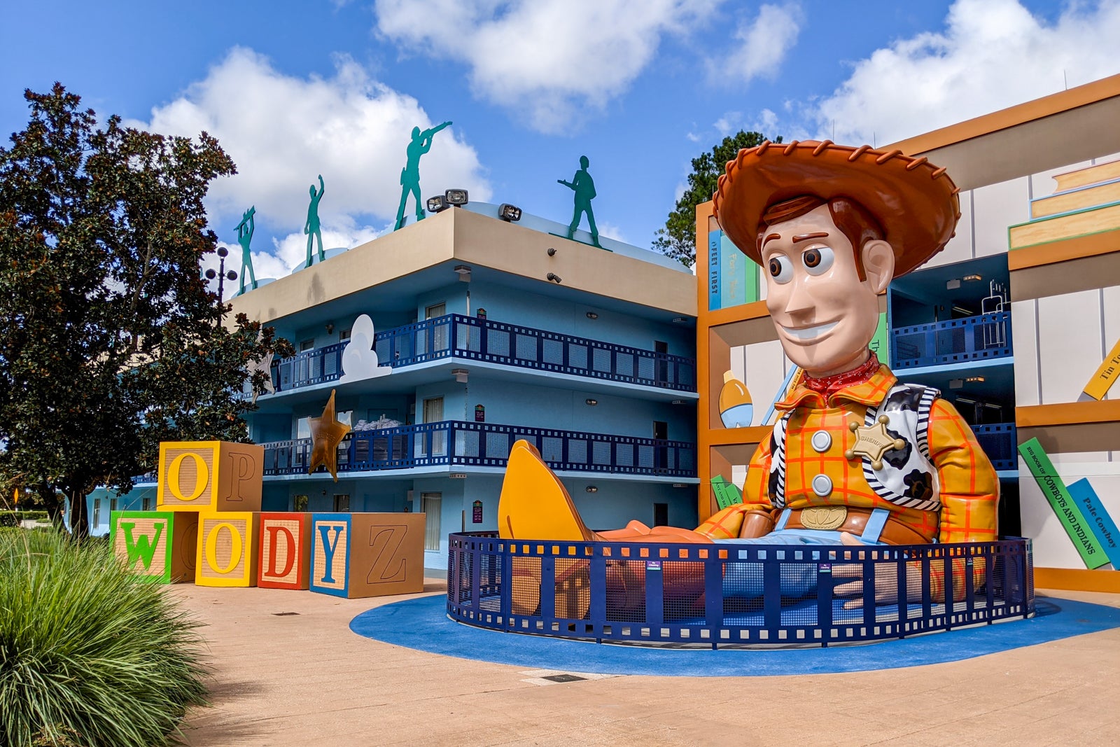 Toy Story building at Disney's All-Star Movies Resort