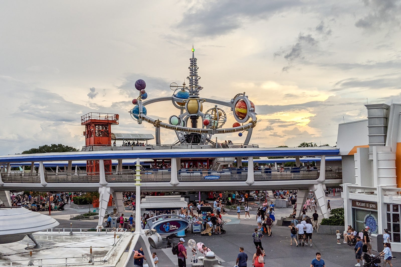 Views from the Tomorrowland Transit Authority PeopleMover