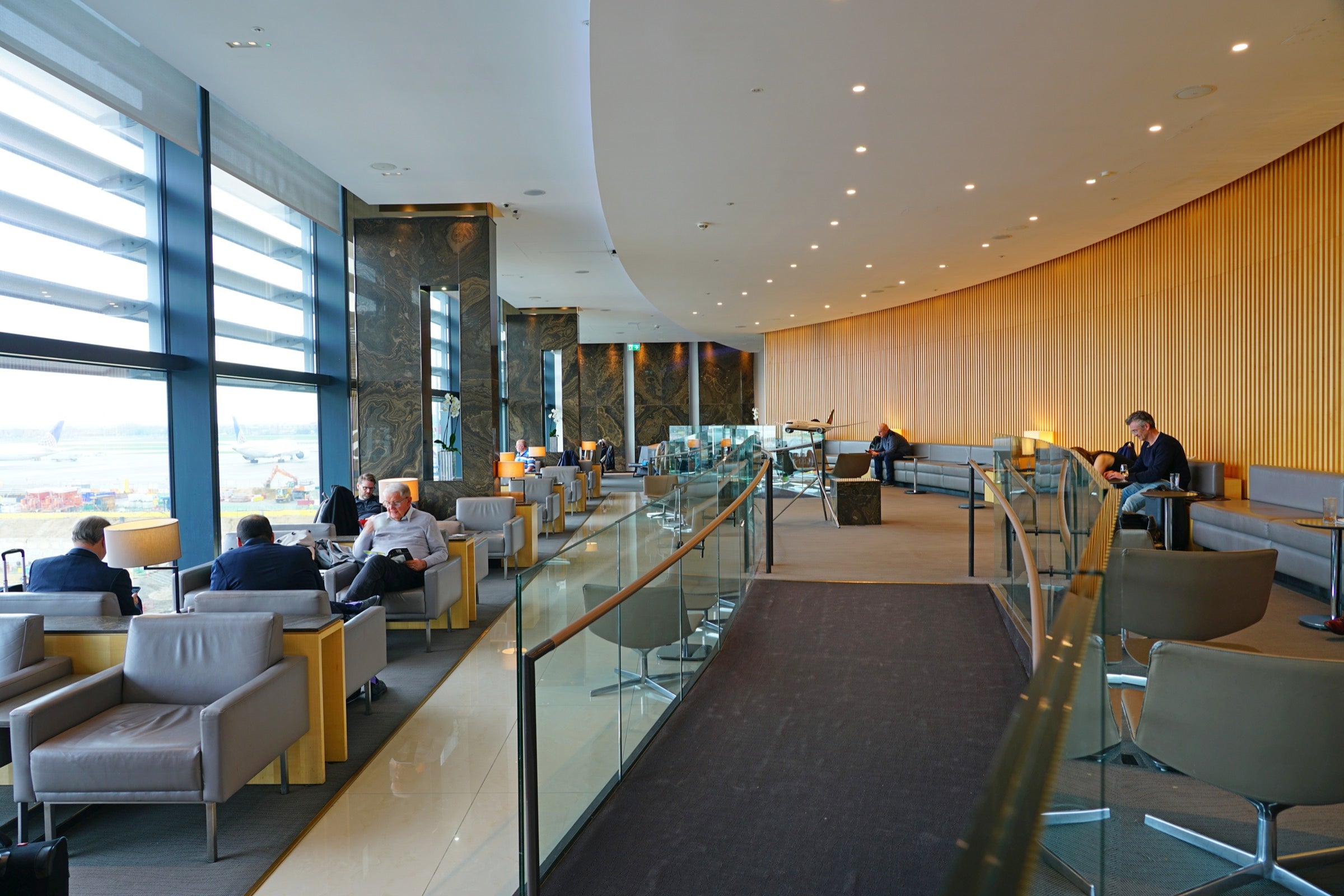 Air Canada Maple Leaf Lounge at London Heathrow Airport