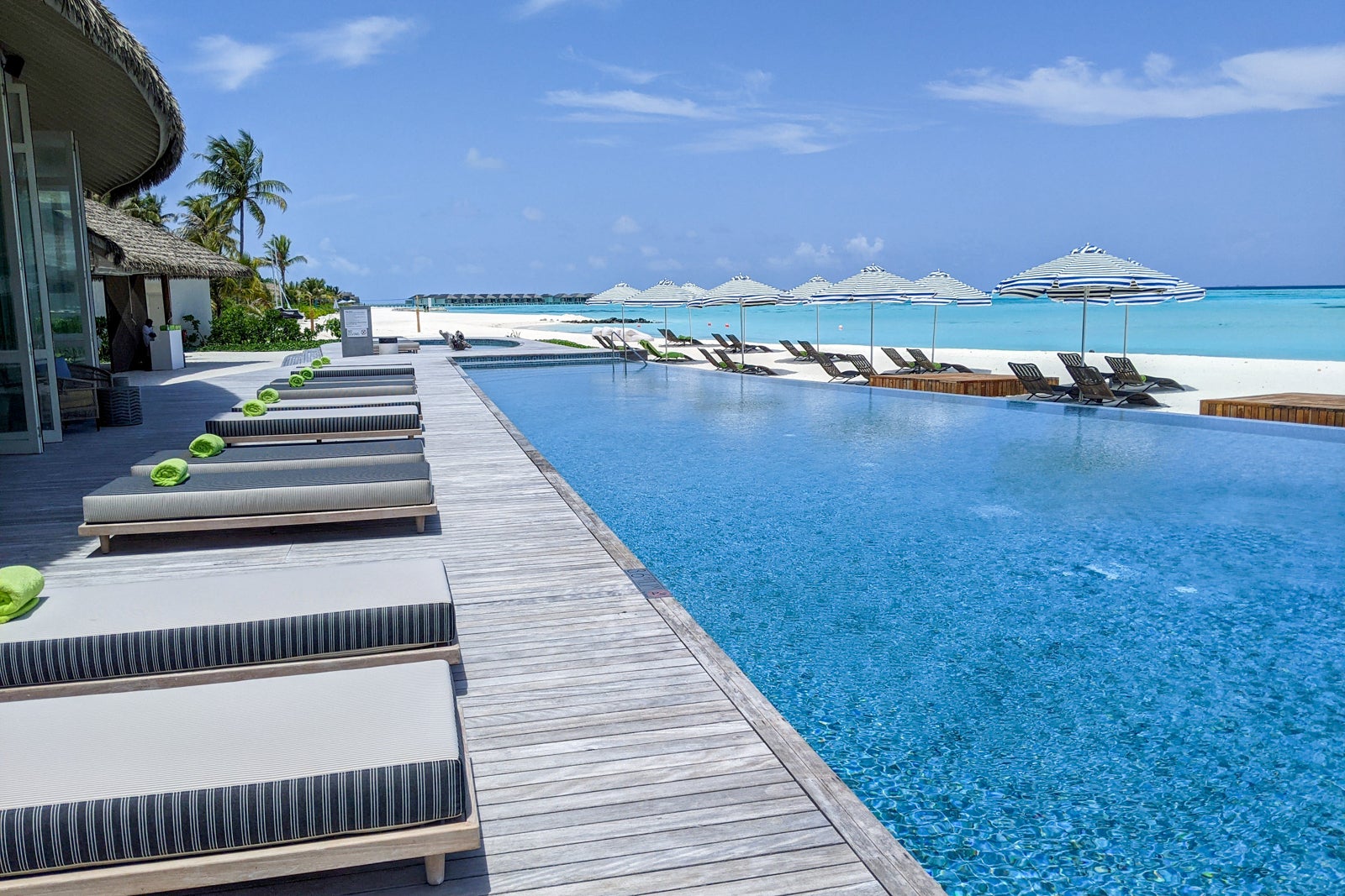 Pool at Le Meridien Maldives