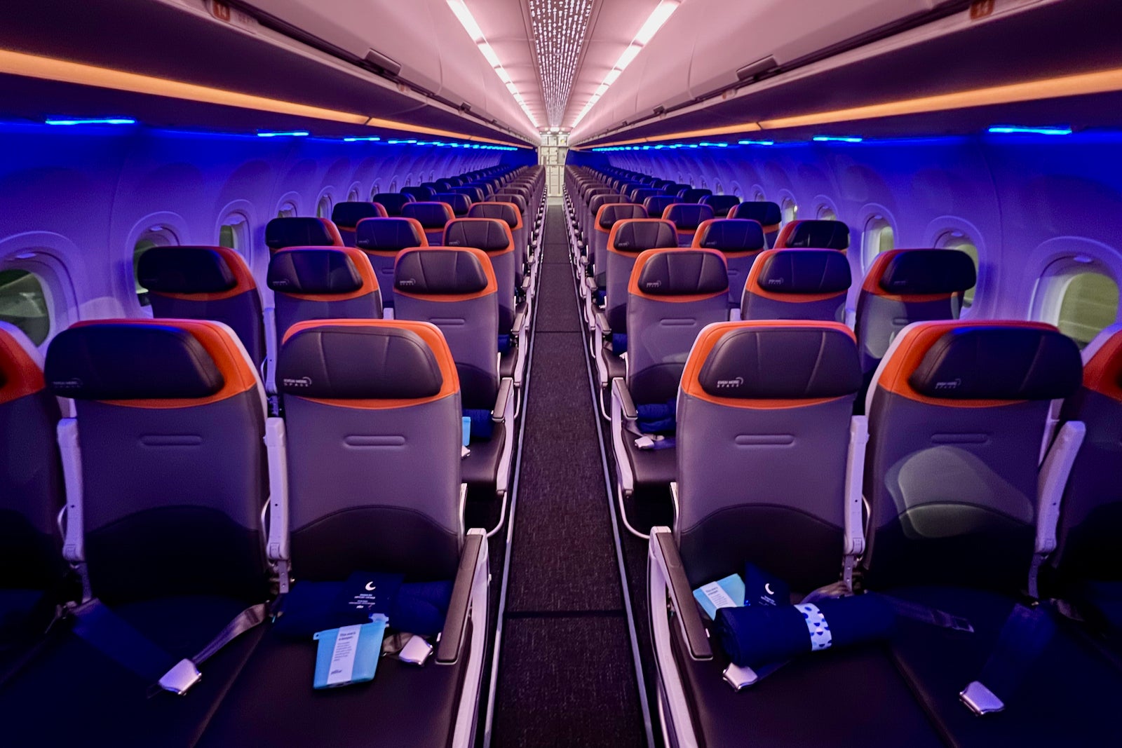 interior jetblue plane