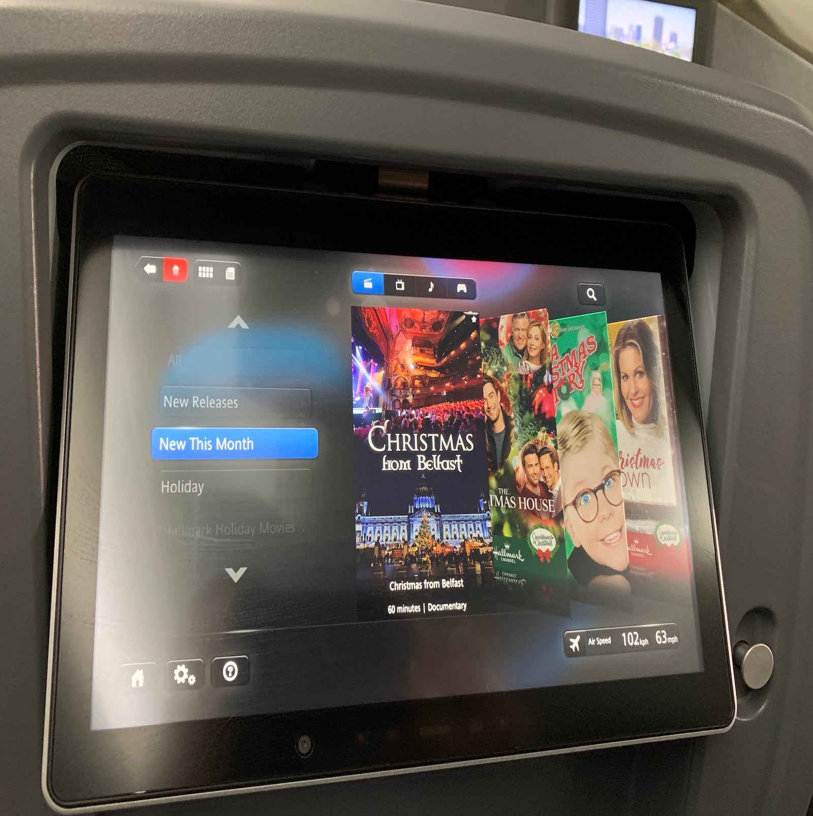 movies on plane