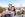 Couple taking a selfie in Barcelona