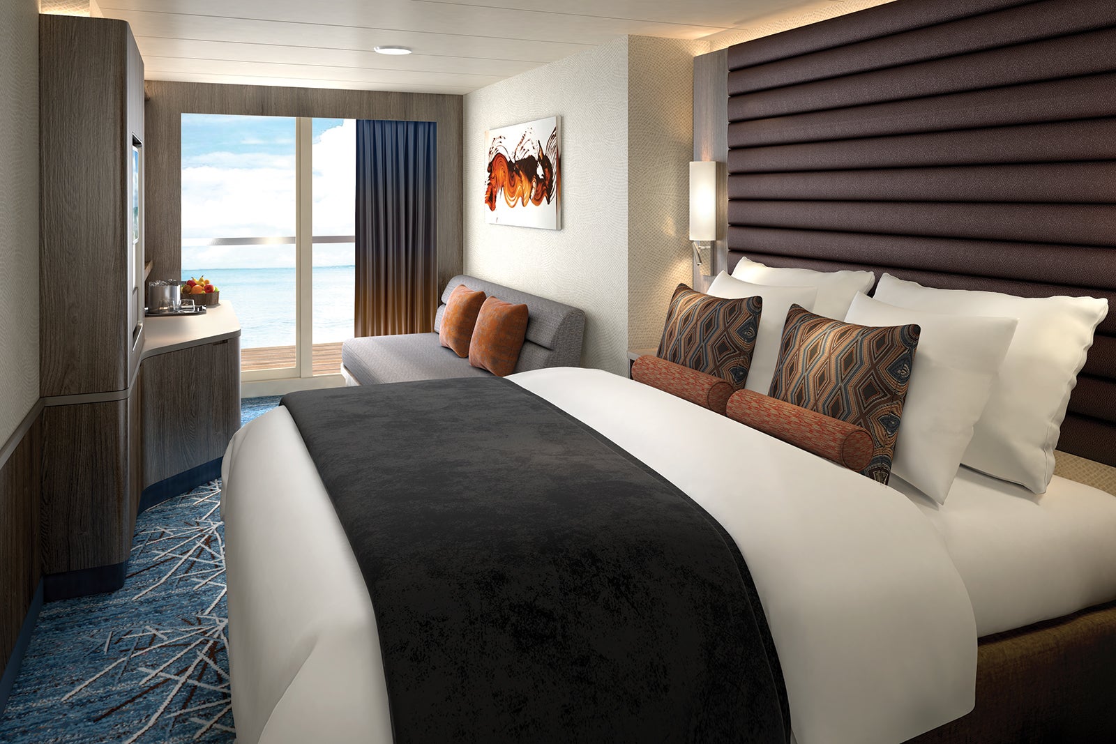 Norwegian Bliss cruise ship spa mini-suite cabin