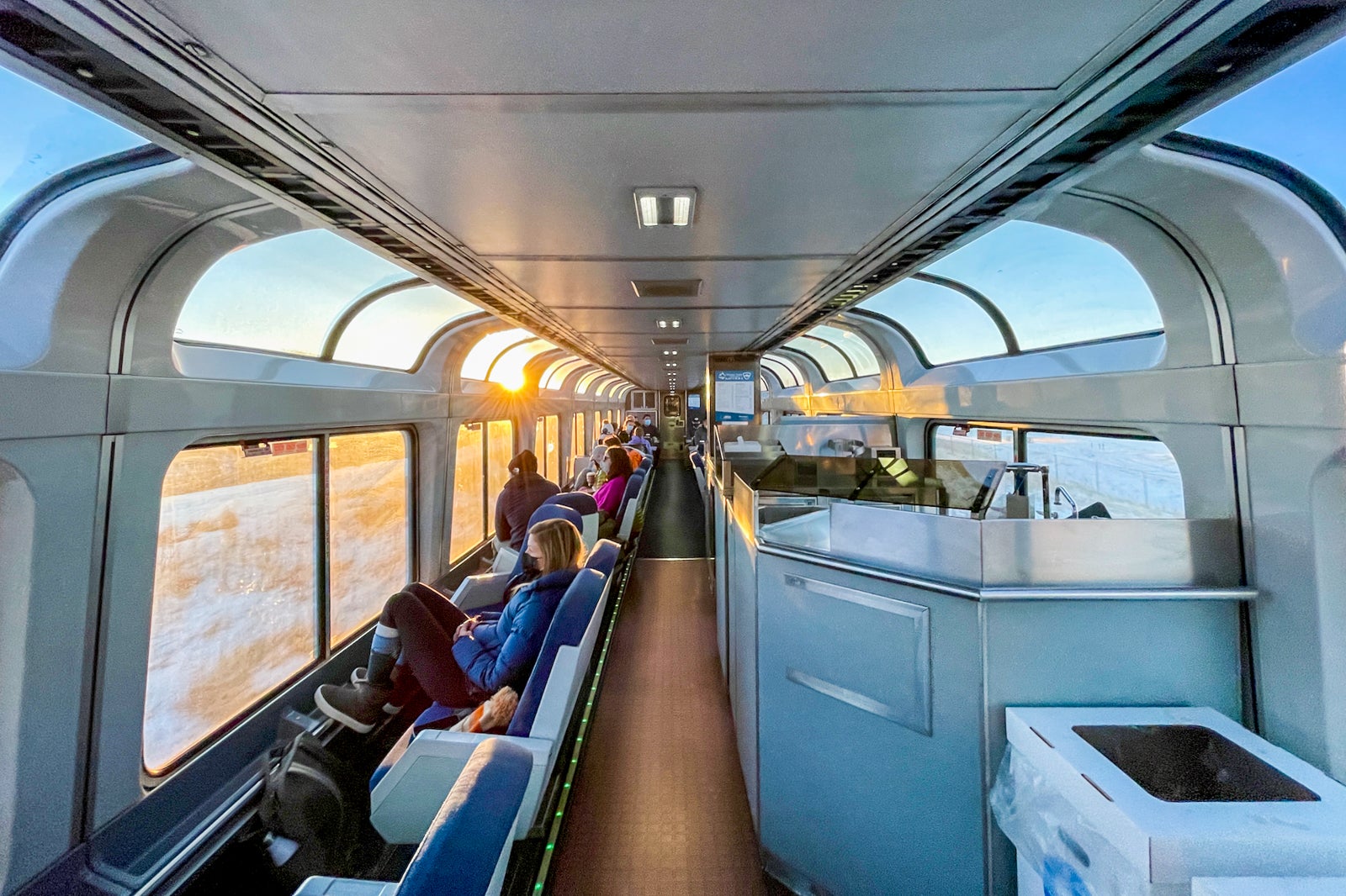 train interior