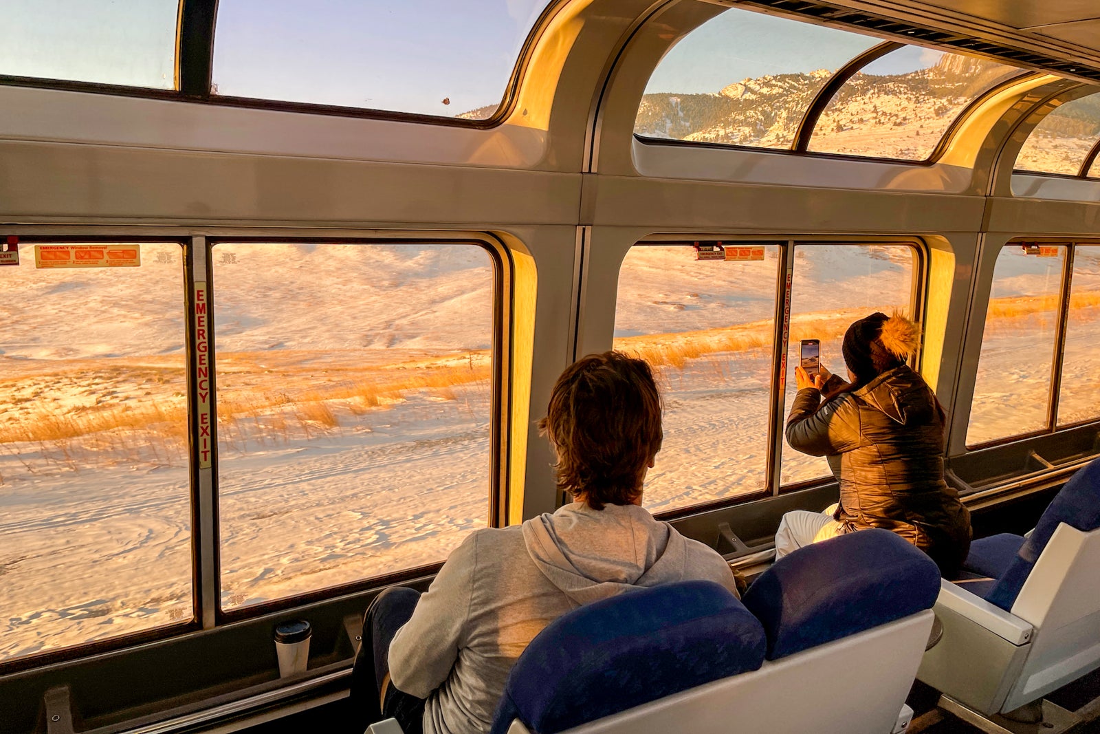 scenery from train window