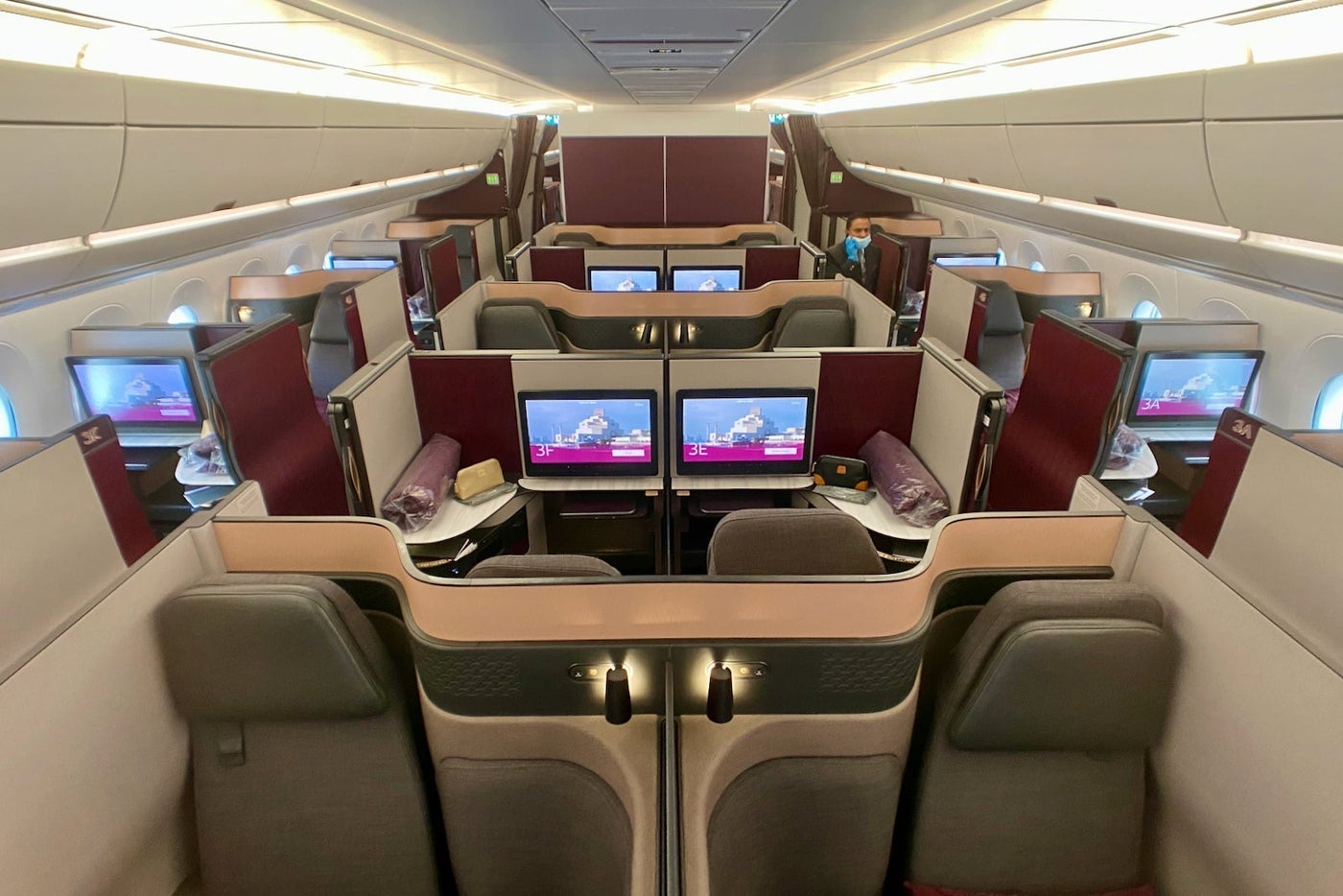 Qatar Airways Qsuite seats