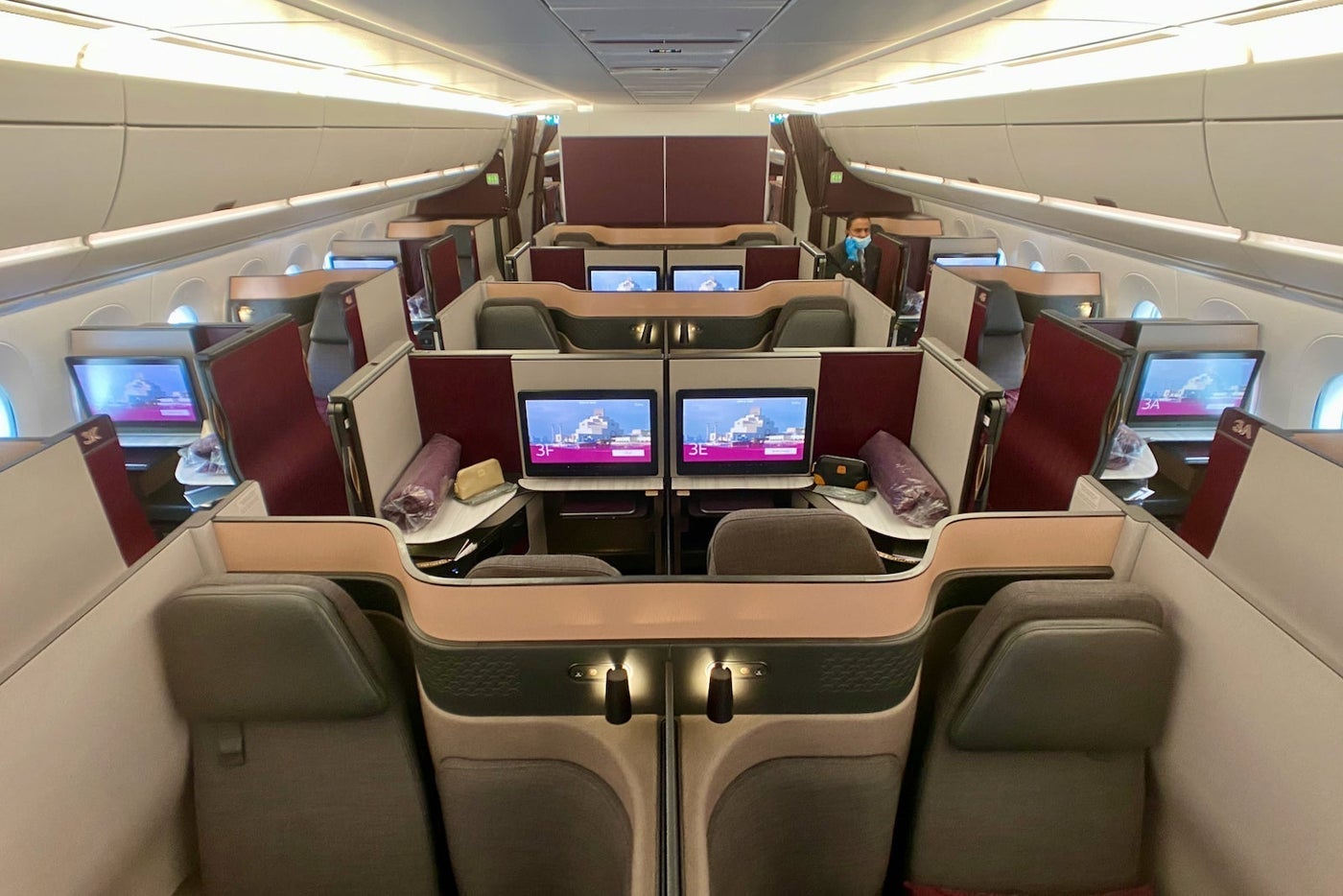 Qatar-Qsuite-A350-900-San-Francisco-SFO-Inaugural-Zach-Griff-10