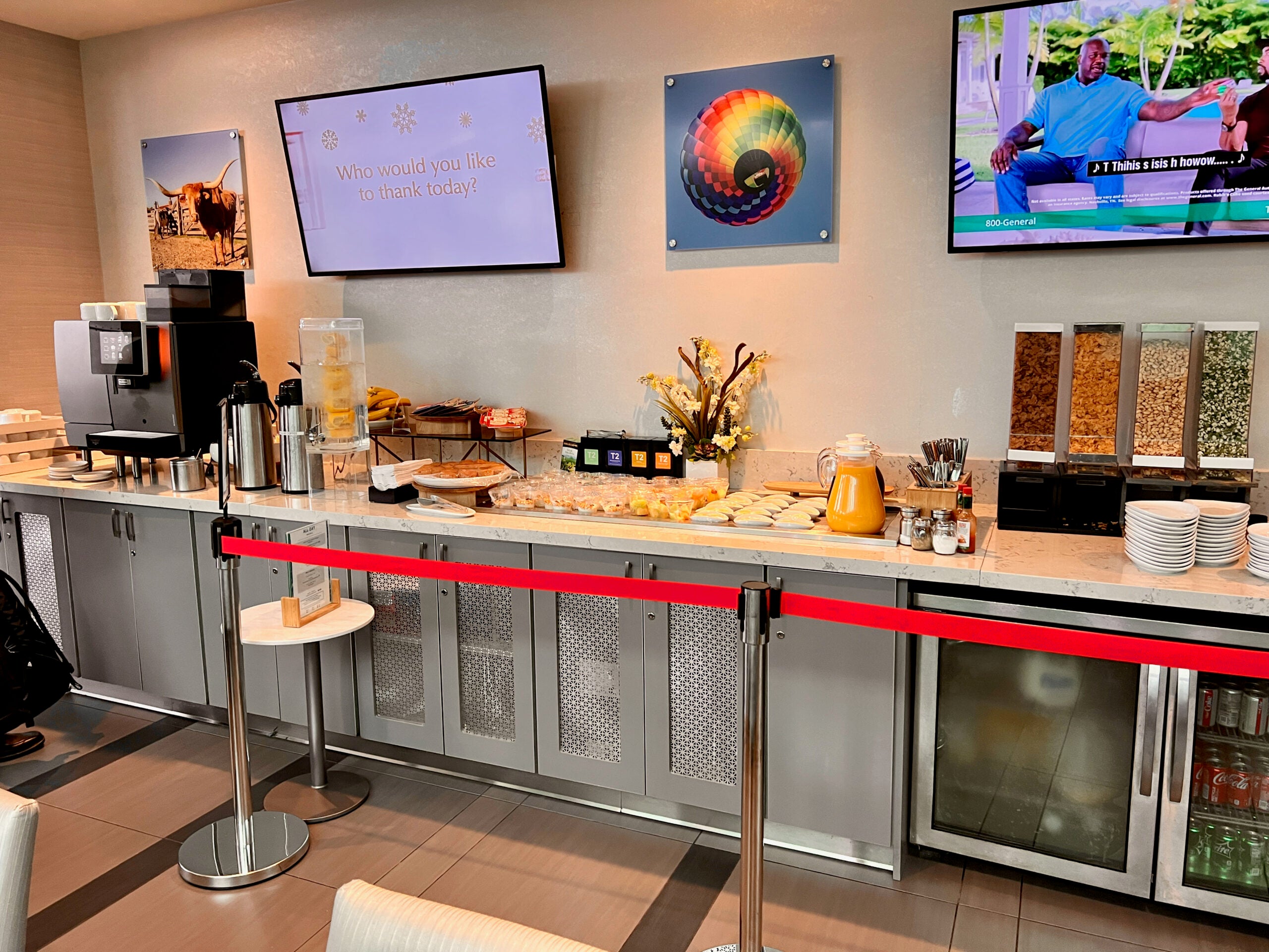 The Club DFW buffet