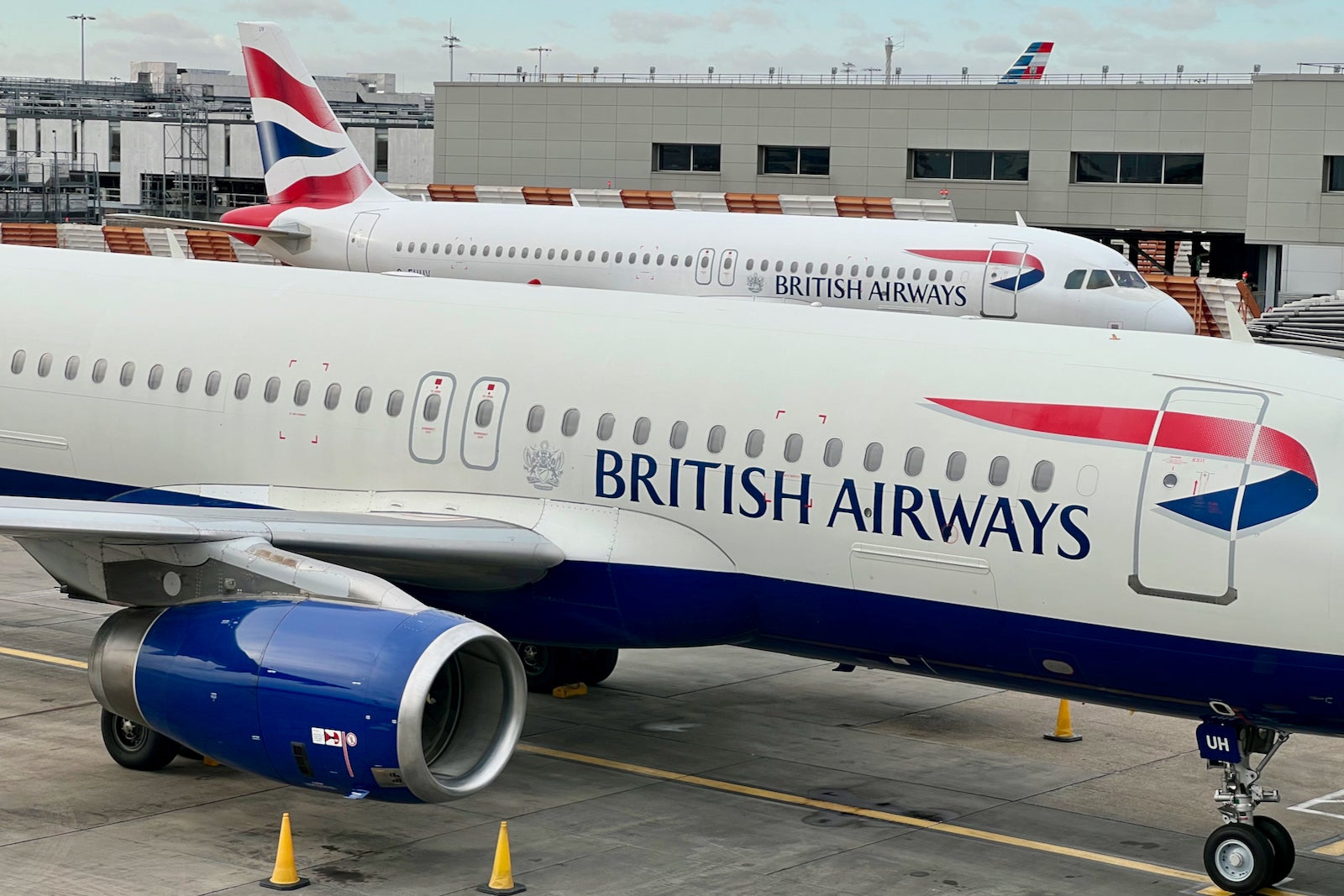 British Airways planes on the tarmac