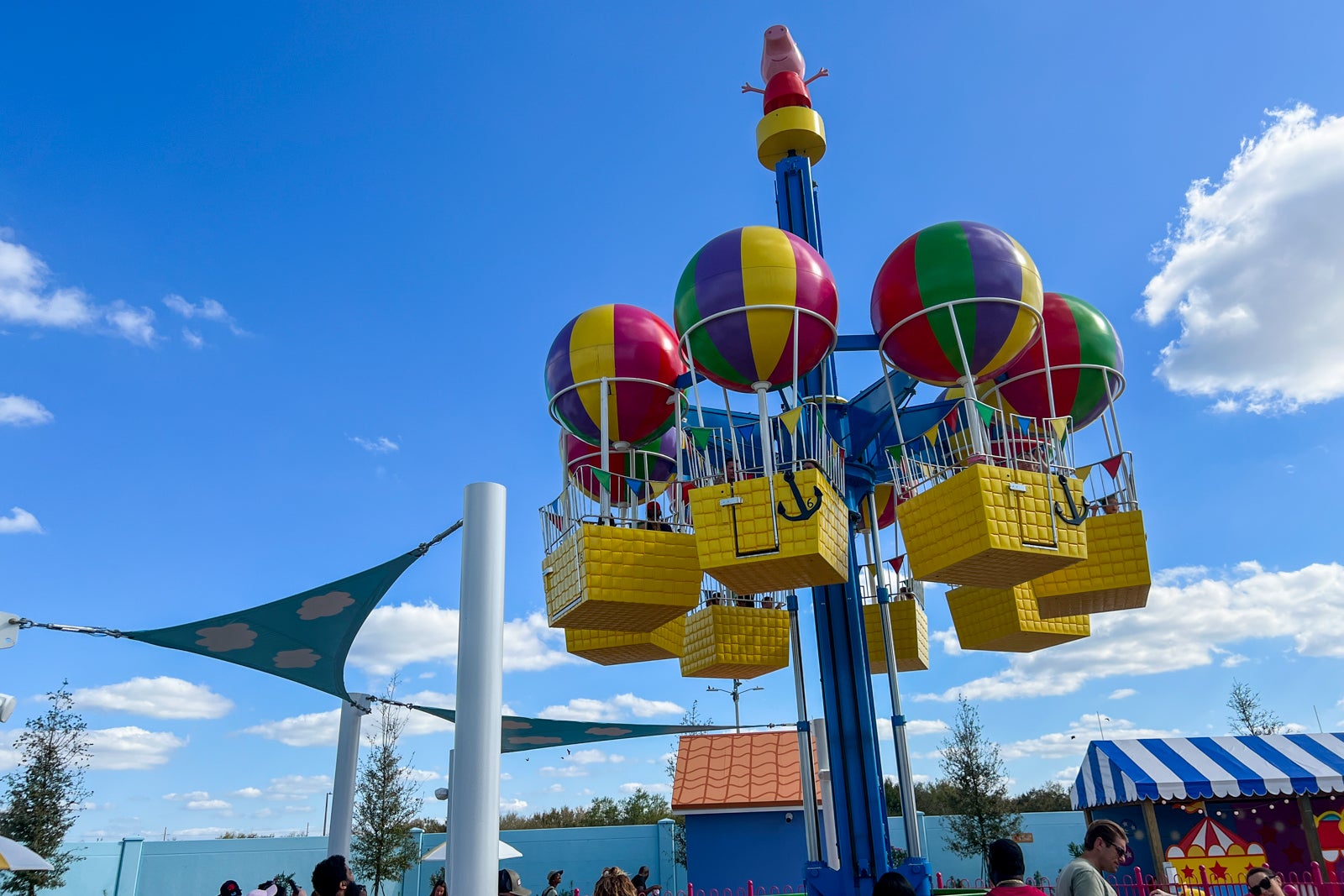 Balloon ride at Peppa Pig Theme Park