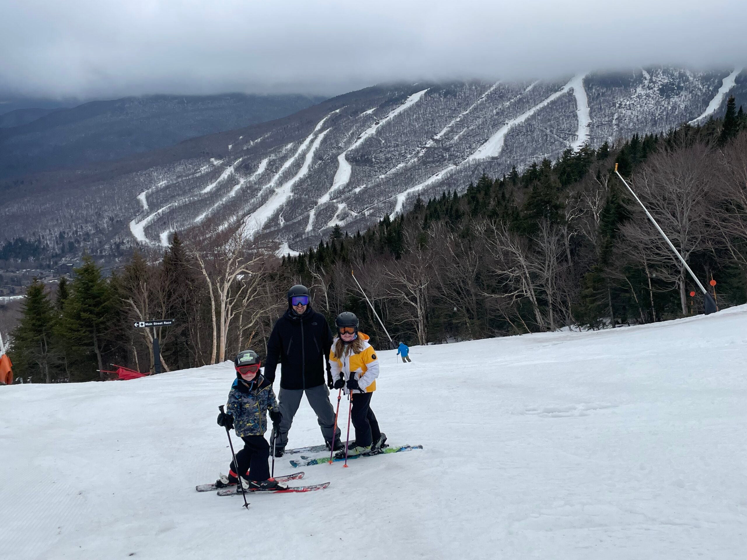 Skiing at Stowe