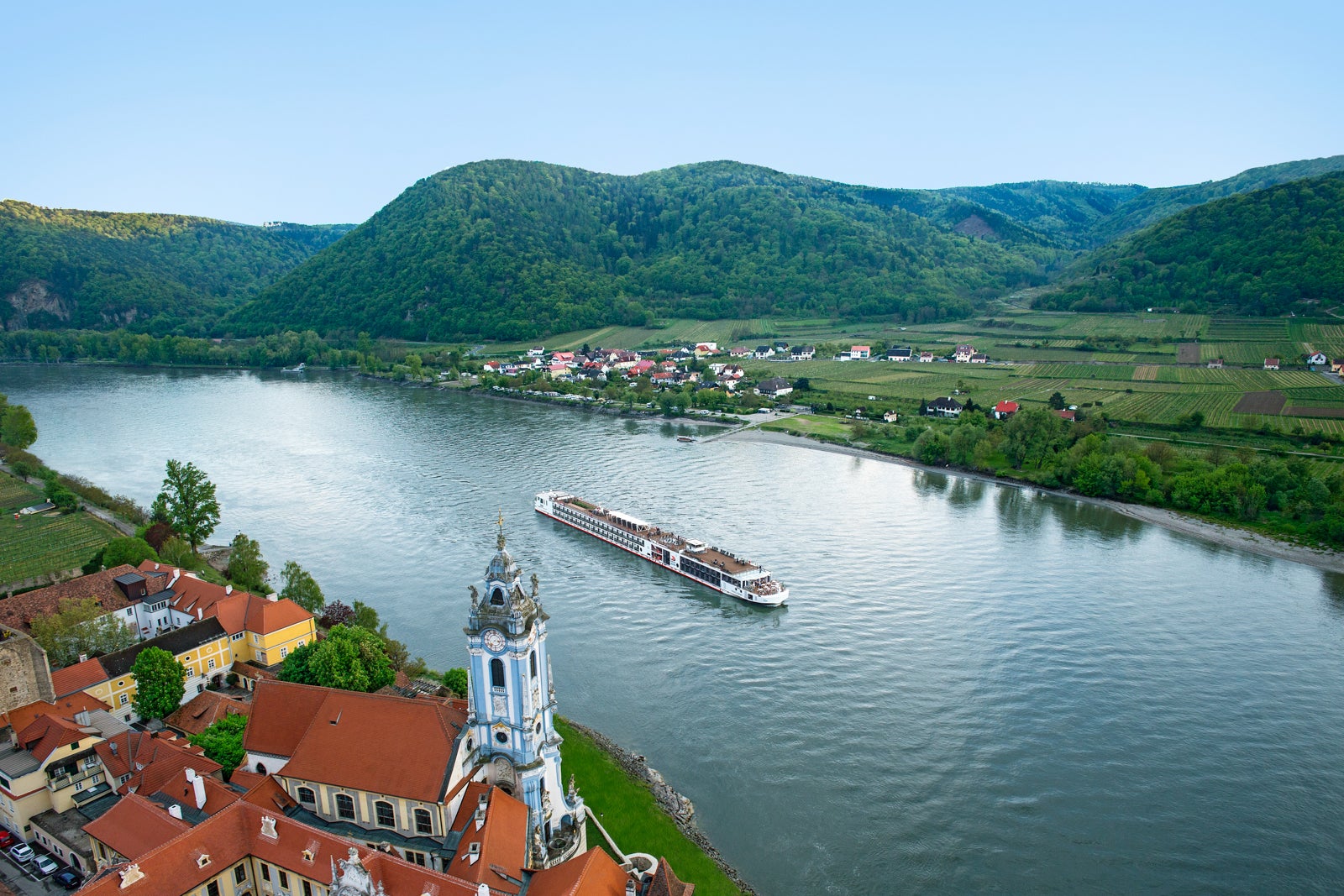 Viking longship in Durnstein. 