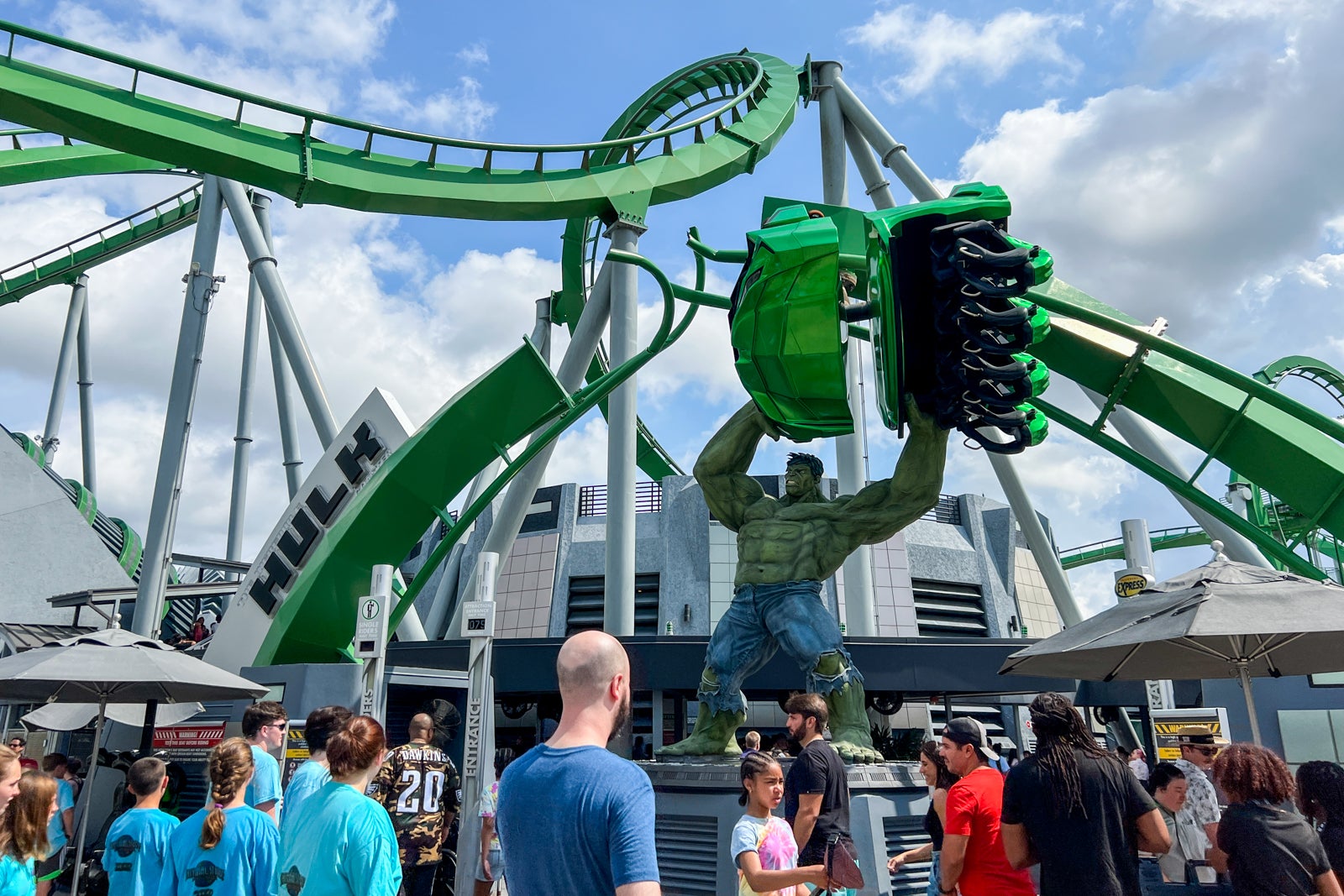 The Incredible Hulk Coaster at Universal Orlando Resort