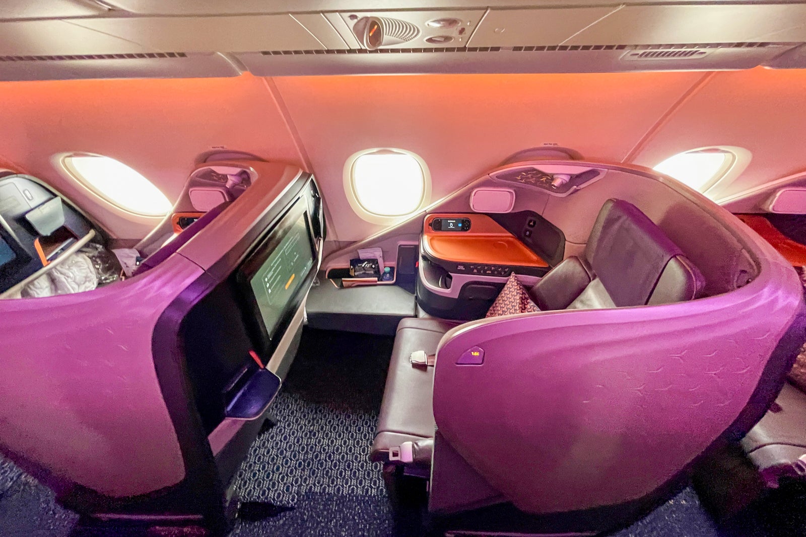 Singapore Airlines A380 Business Class