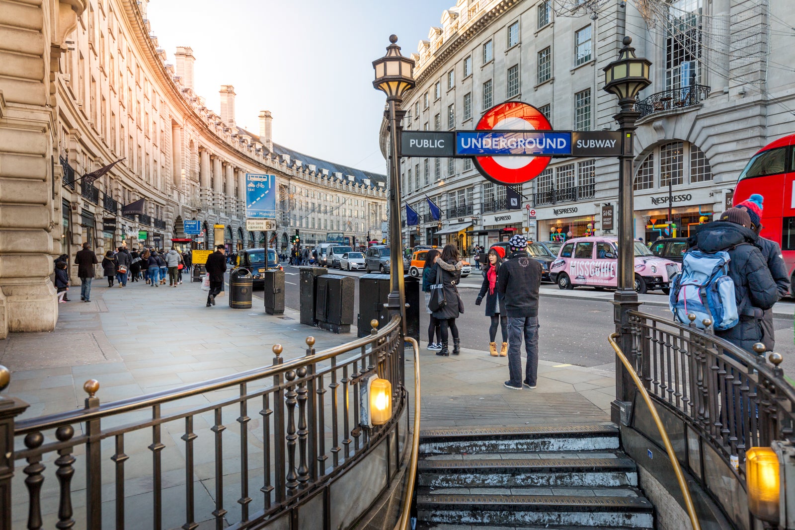 London underground entrance