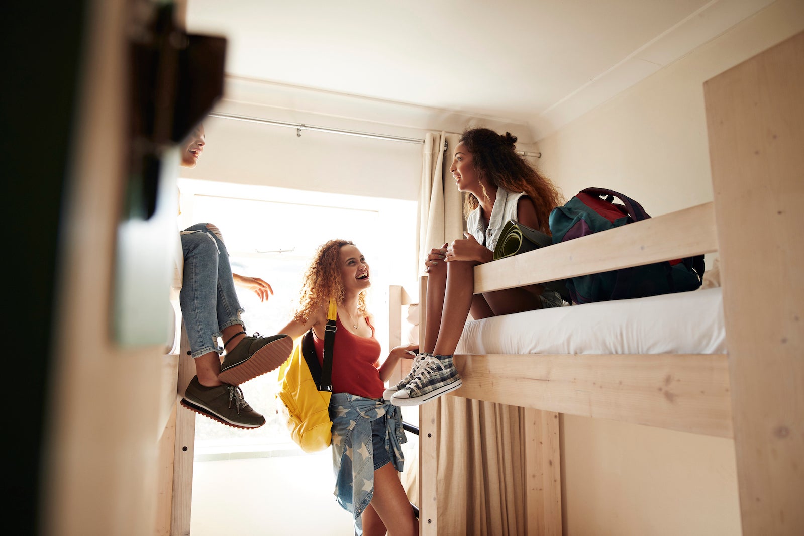 women in a hostel