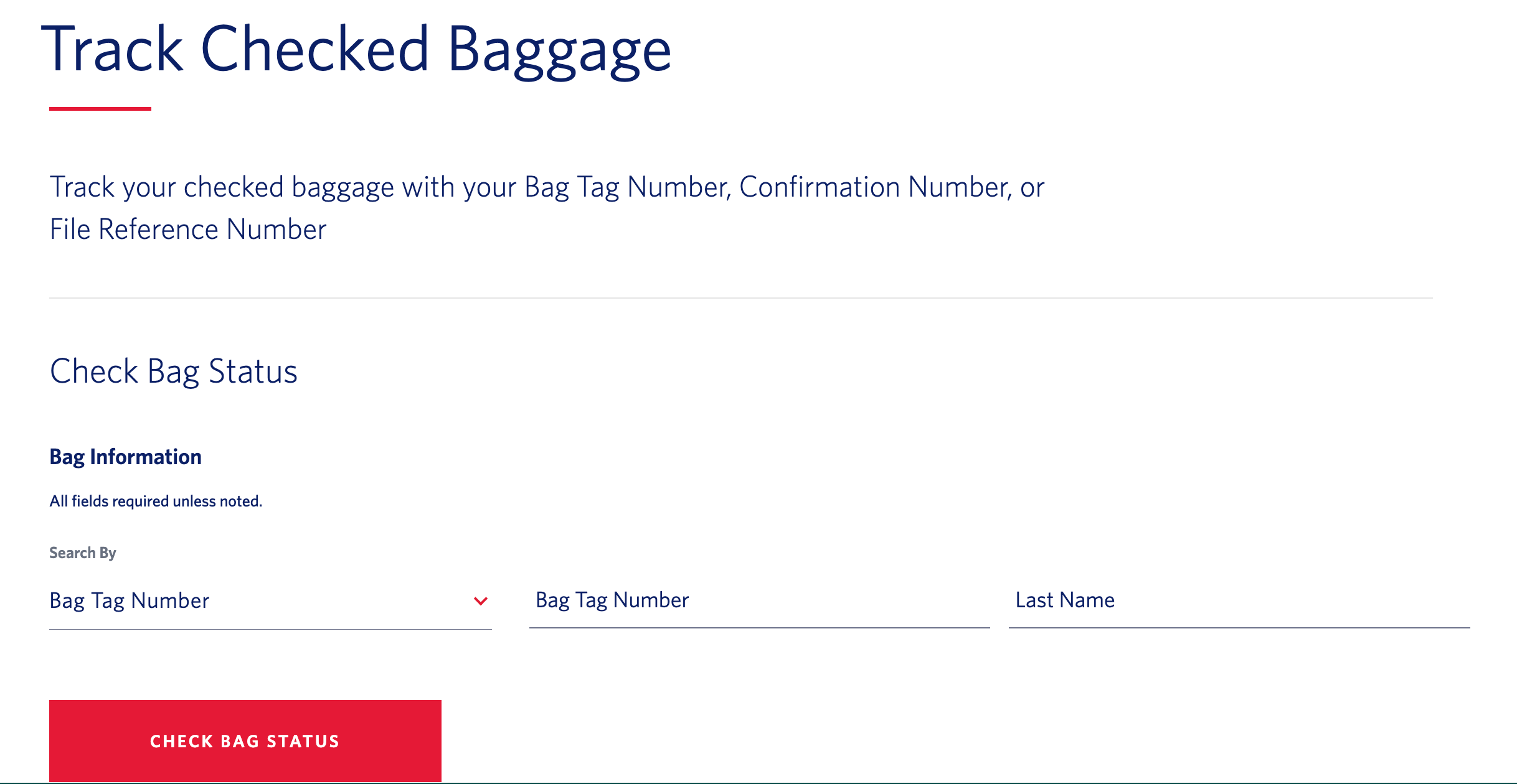 checked baggage screen