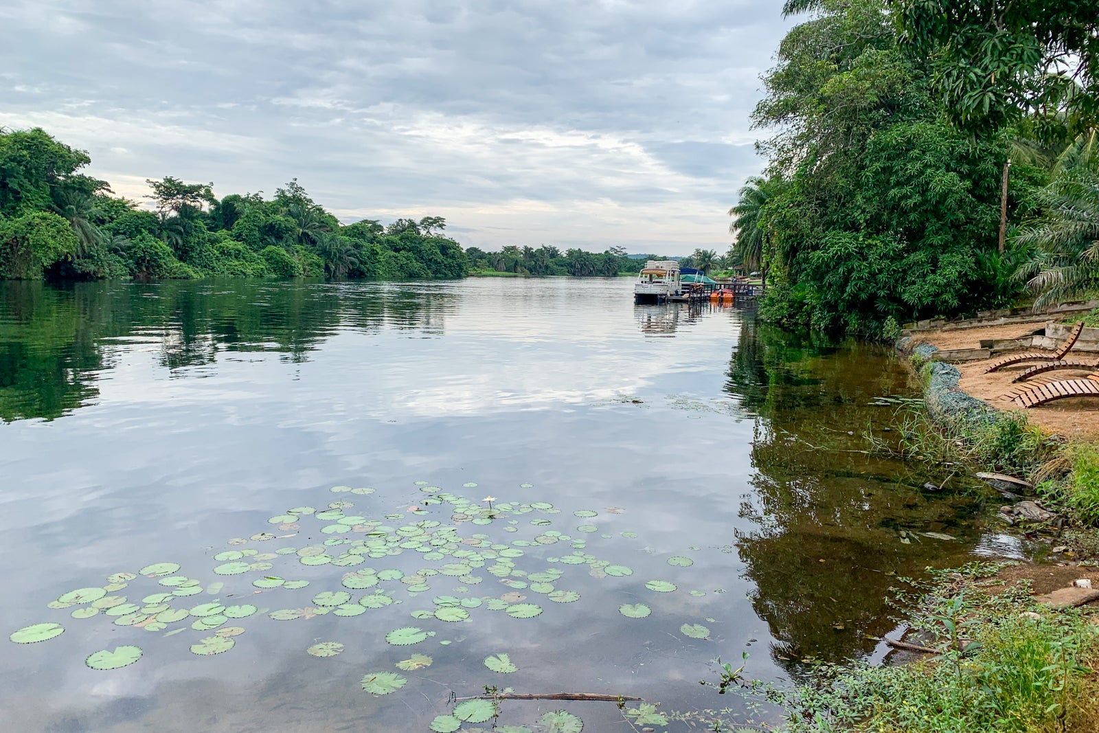 view of river in Ghana