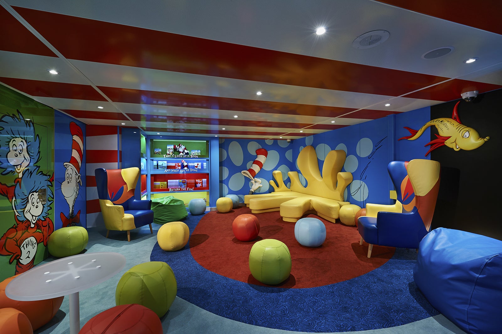 Dr. Seuss Bookville on Carnival Dream. 