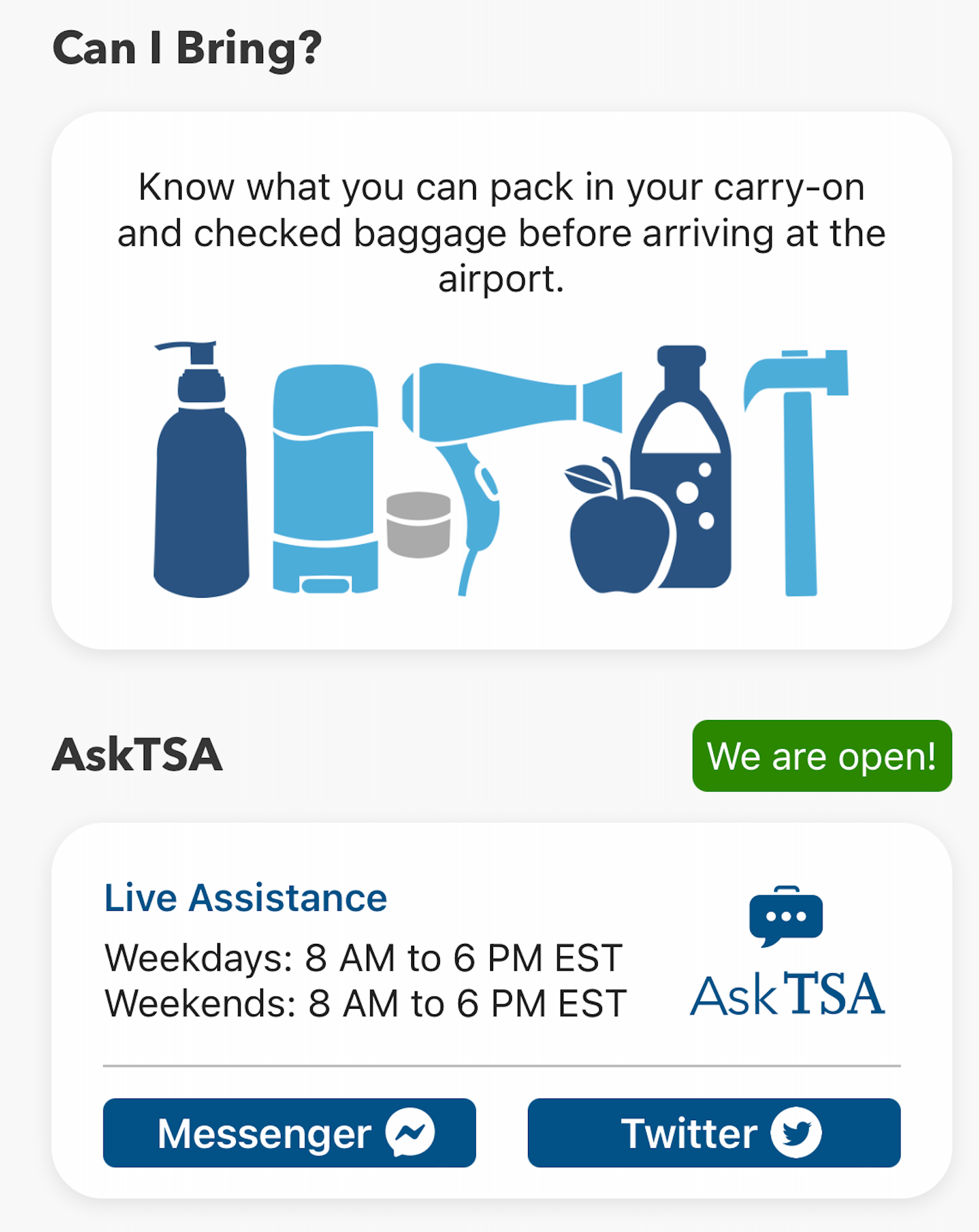 tsa app