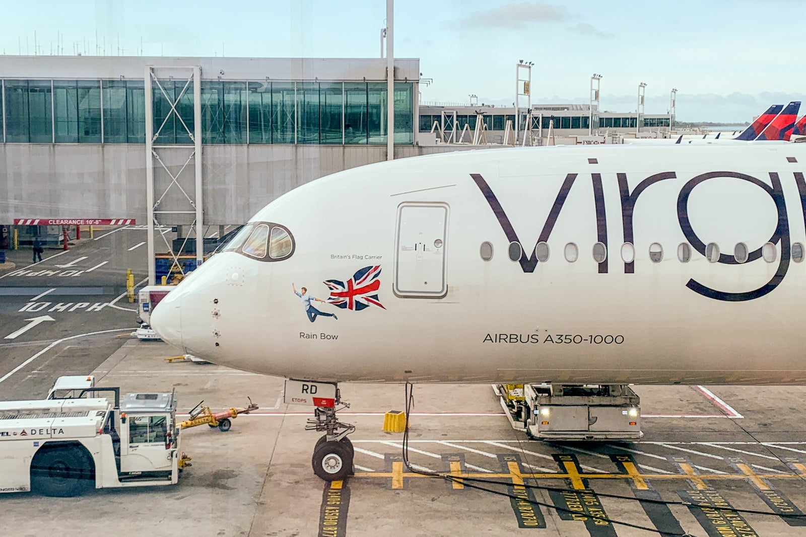 Virgin Atlantic Clubhouse at London's Heathrow Airport.