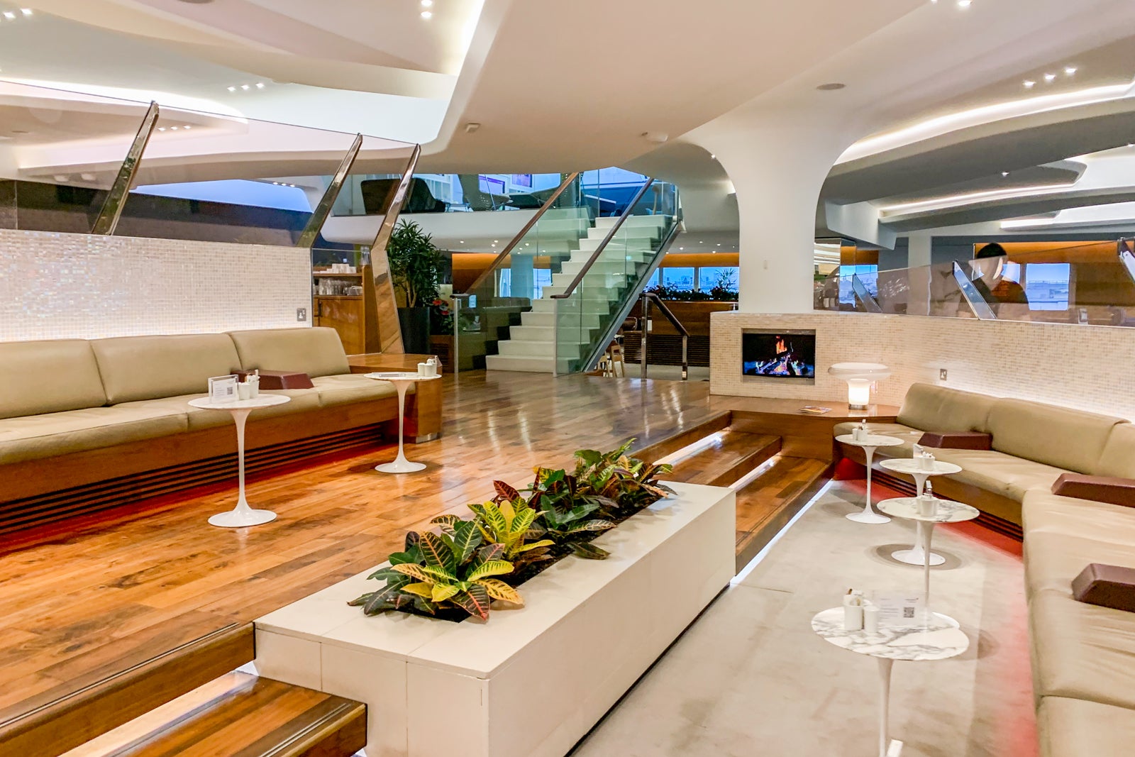 Virgin Atlantic Clubhouse at London's Heathrow Airport.