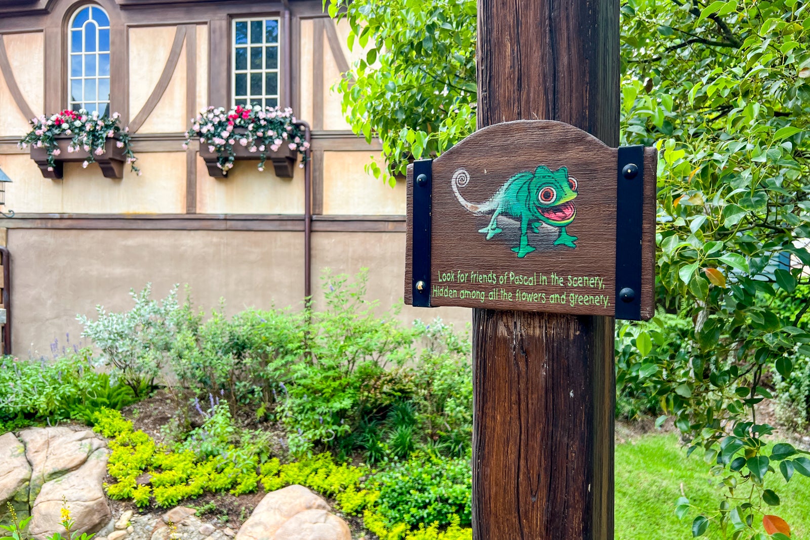 Pascal scavenger hunt at Magic Kingdom.